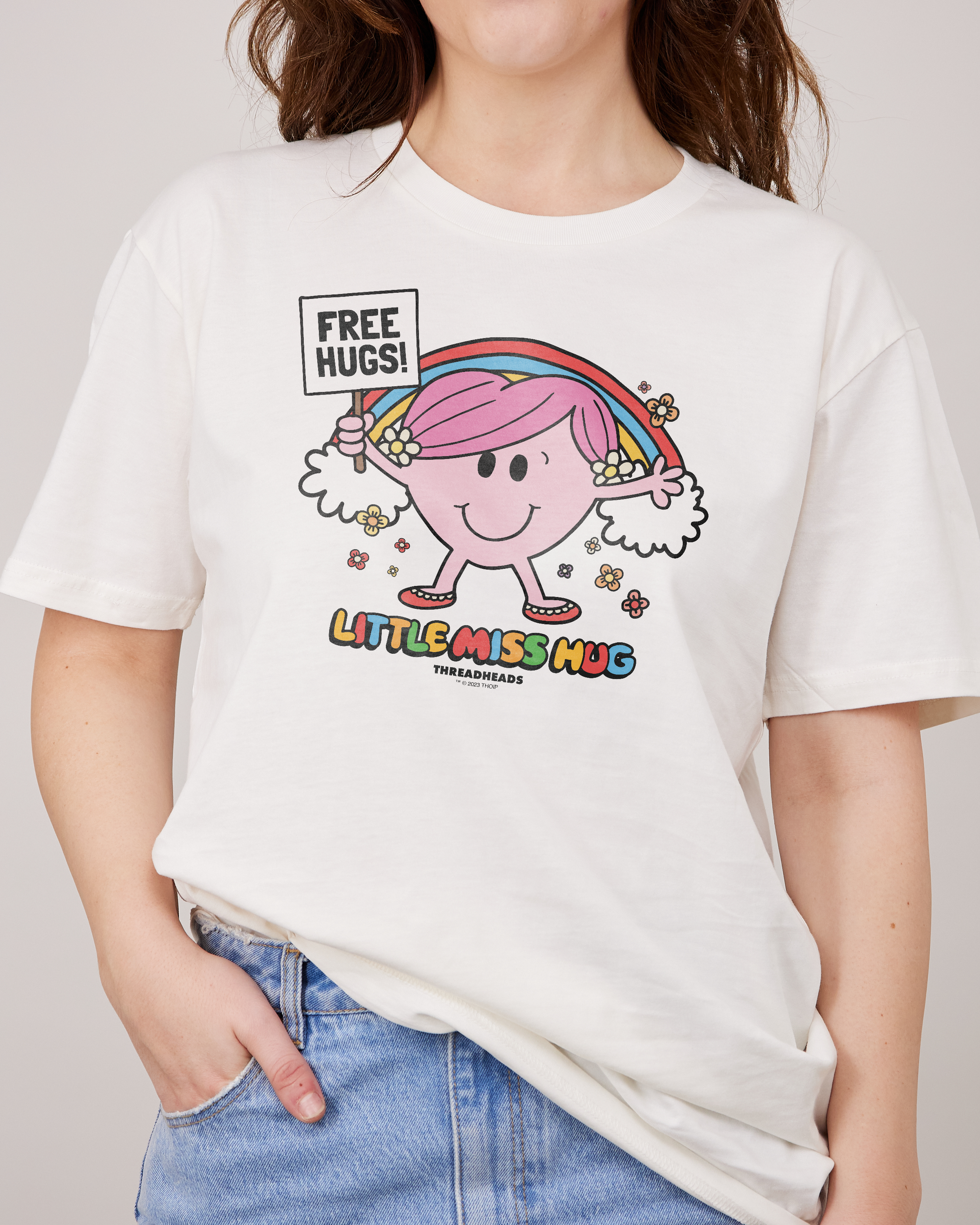 Little Miss Hug T Shirt Official Mr. Men Little Miss Merch
