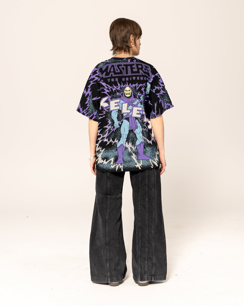 Skeletor Black Oversized Tee