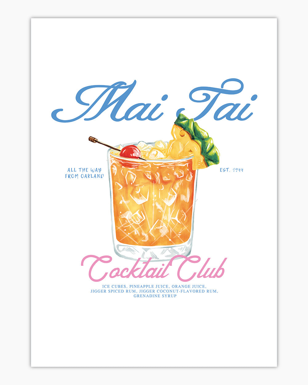 Mai Tai Art Print