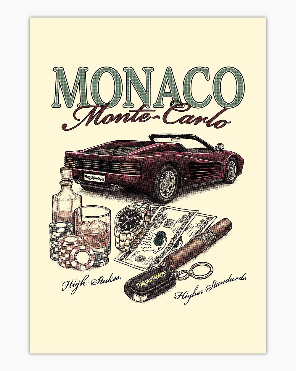 Monaco Money Art Print