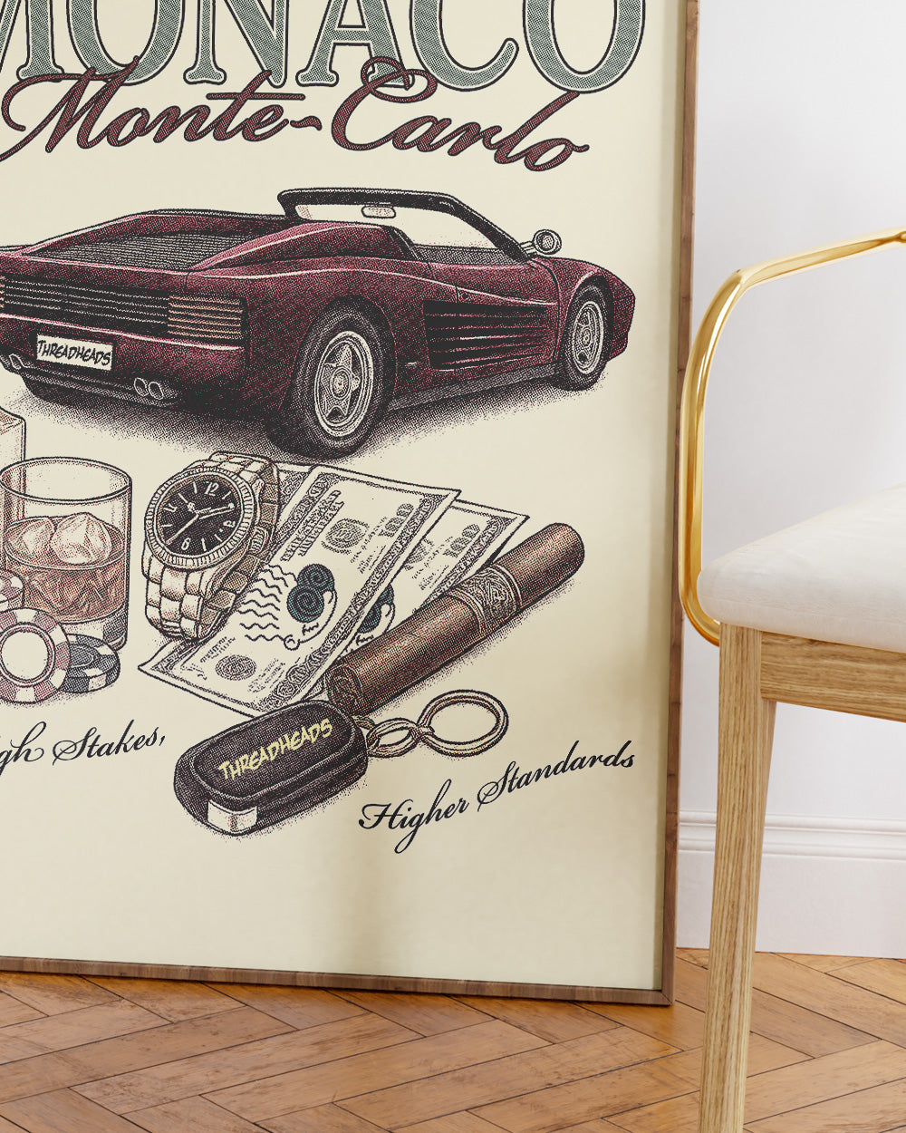 Monaco Money Art Print