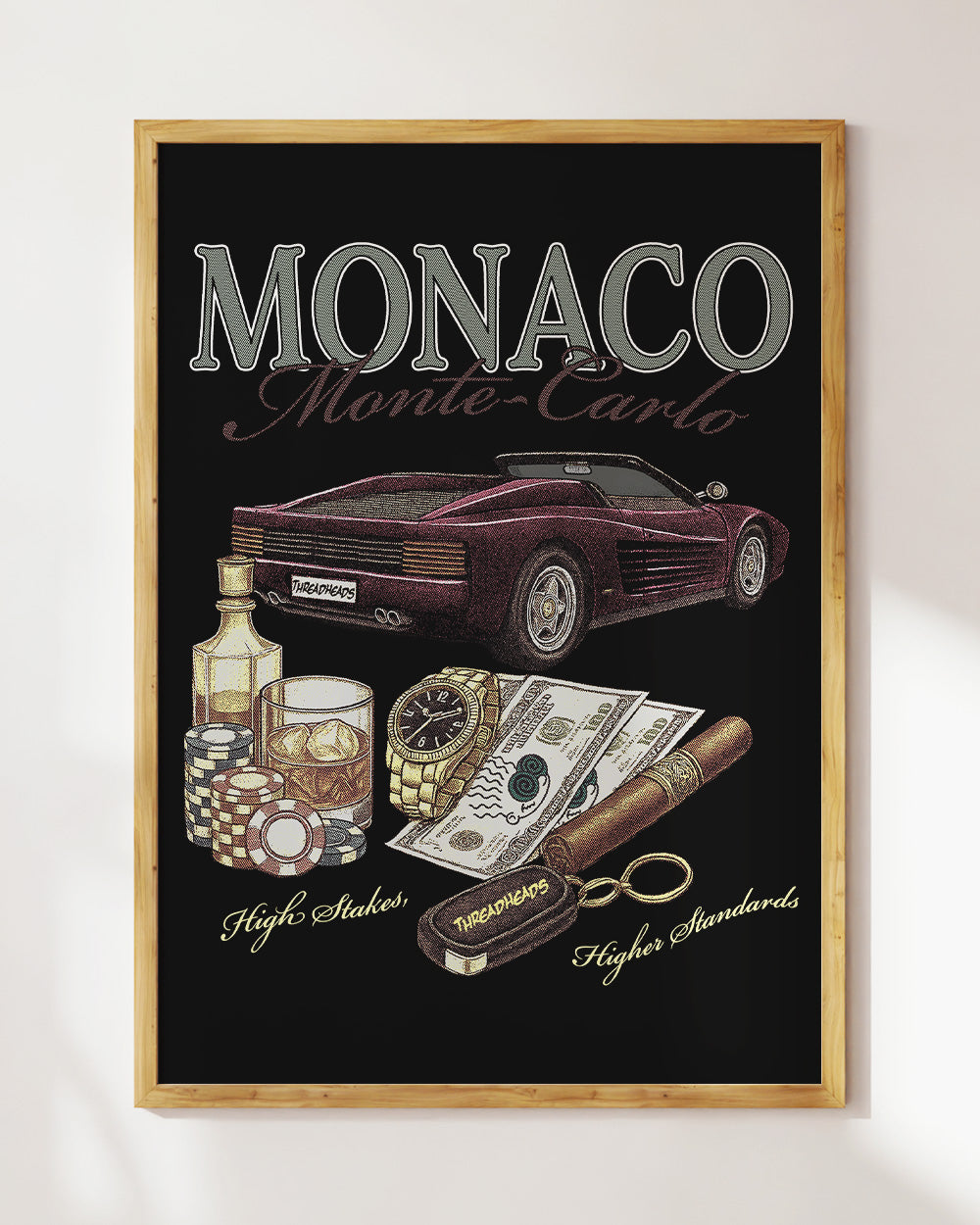 Monaco Money Art Print