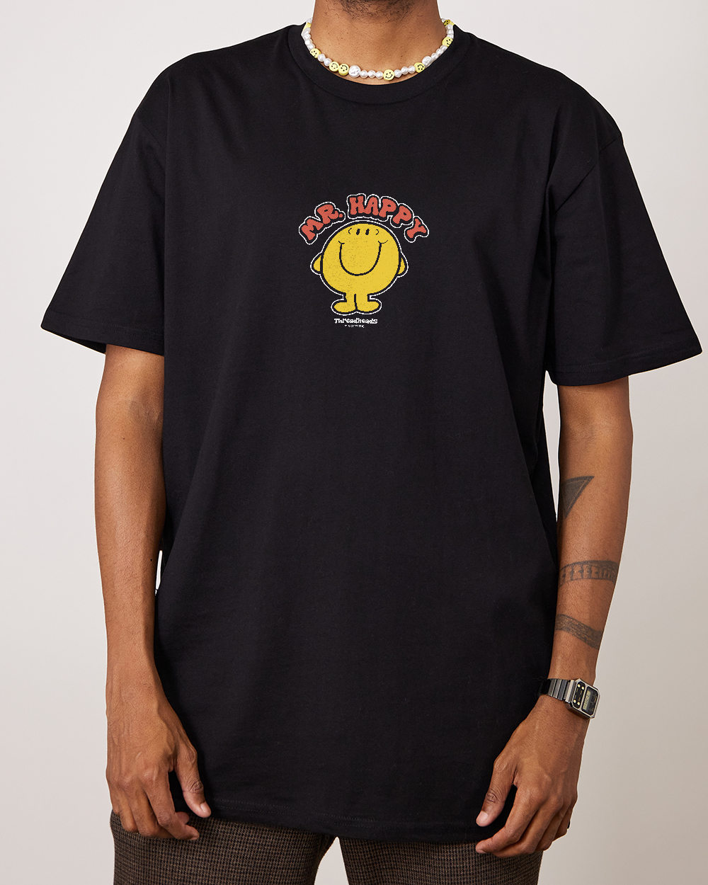 Mr. Happy Mini T-Shirt Australia Online #colour_black