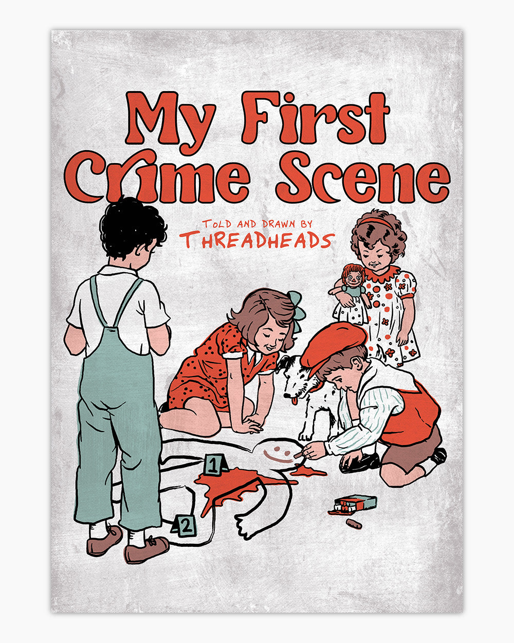 My First Crime Scene Art Print