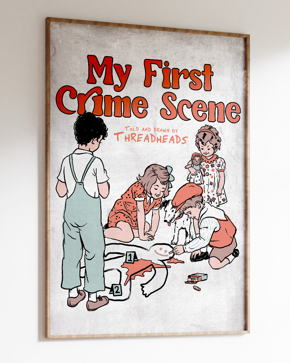My First Crime Scene Art Print