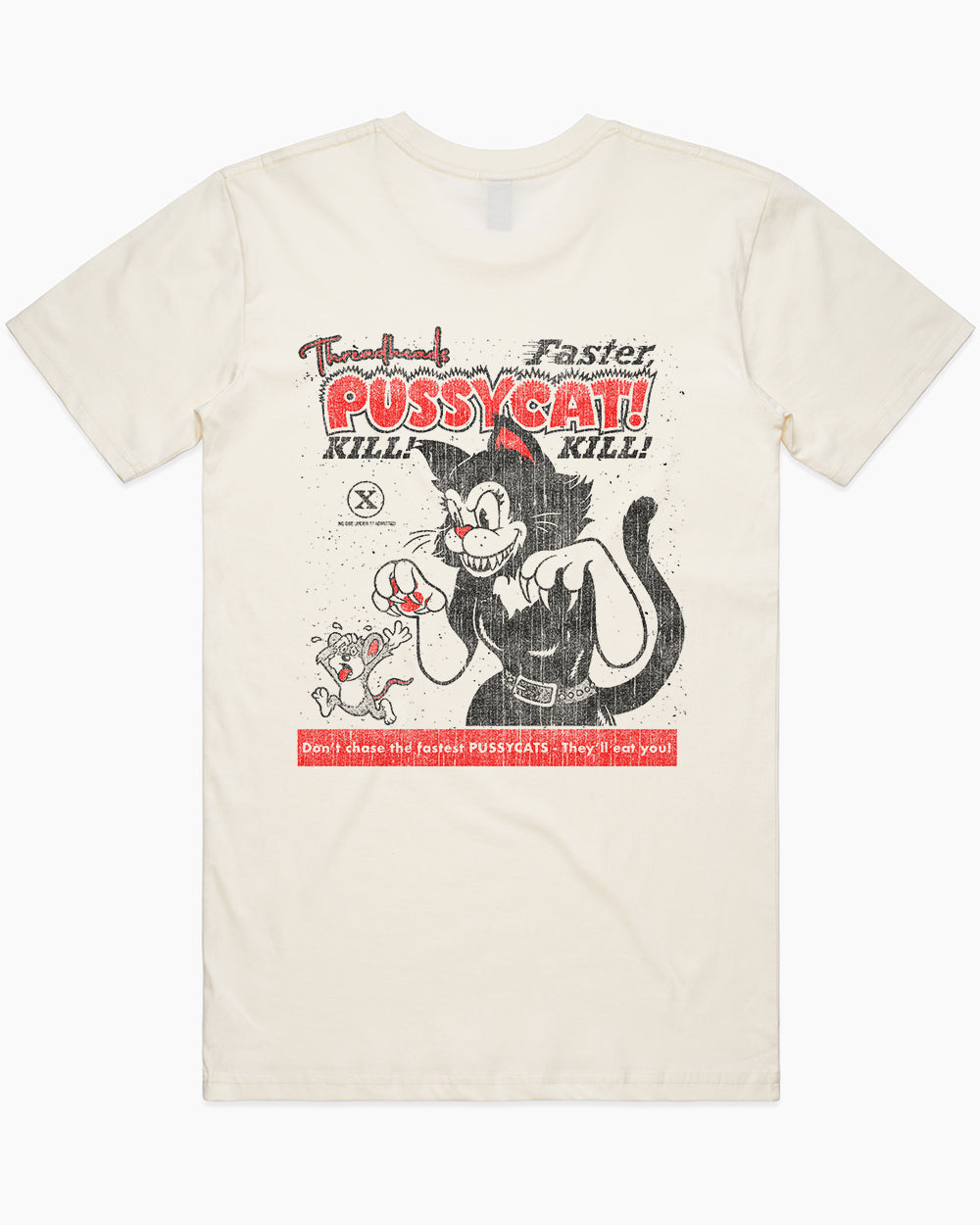 Faster Pussycat Kill Kill T-Shirt Australia Online #colour_natural