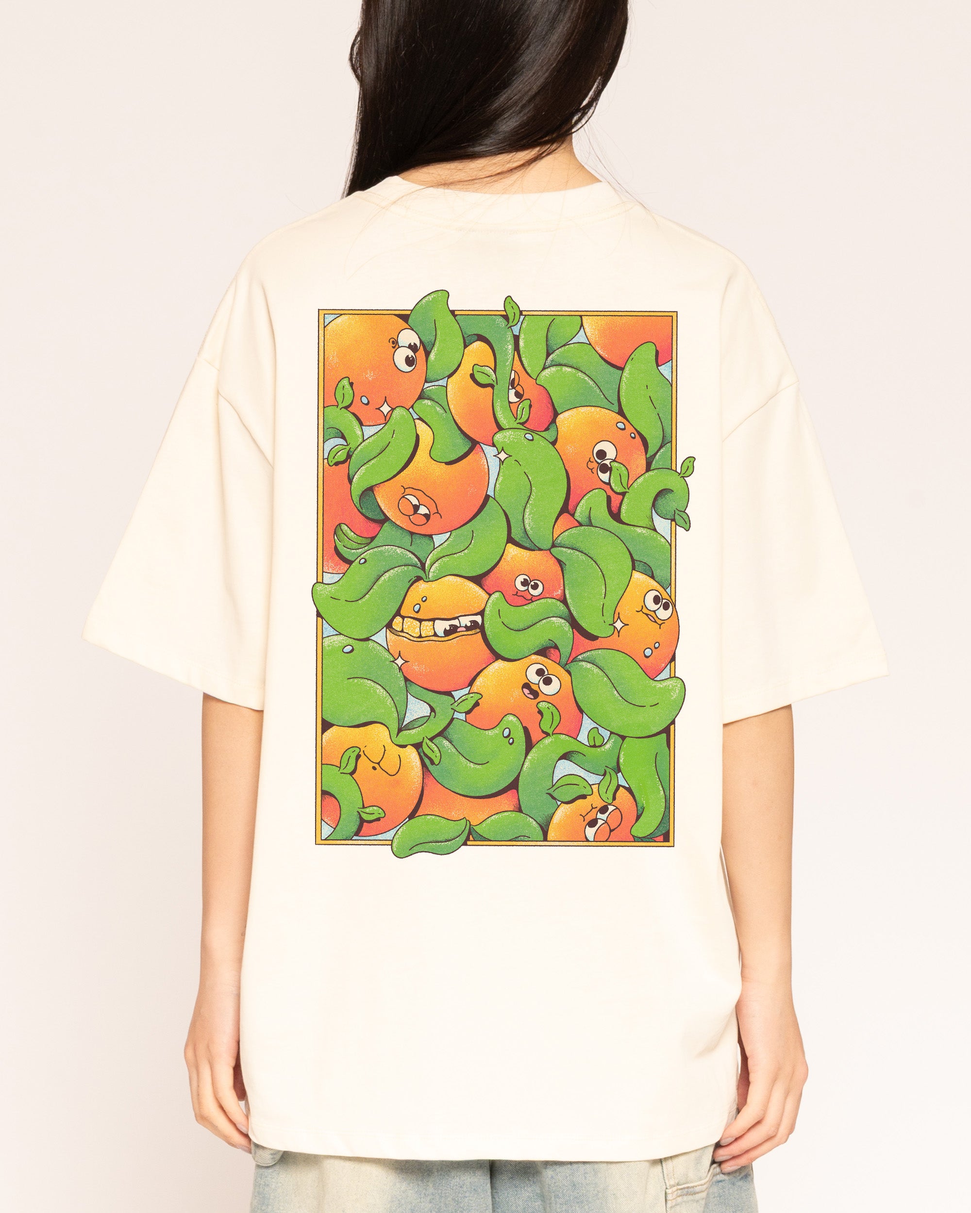 Orange Groove Natural Oversized Tee