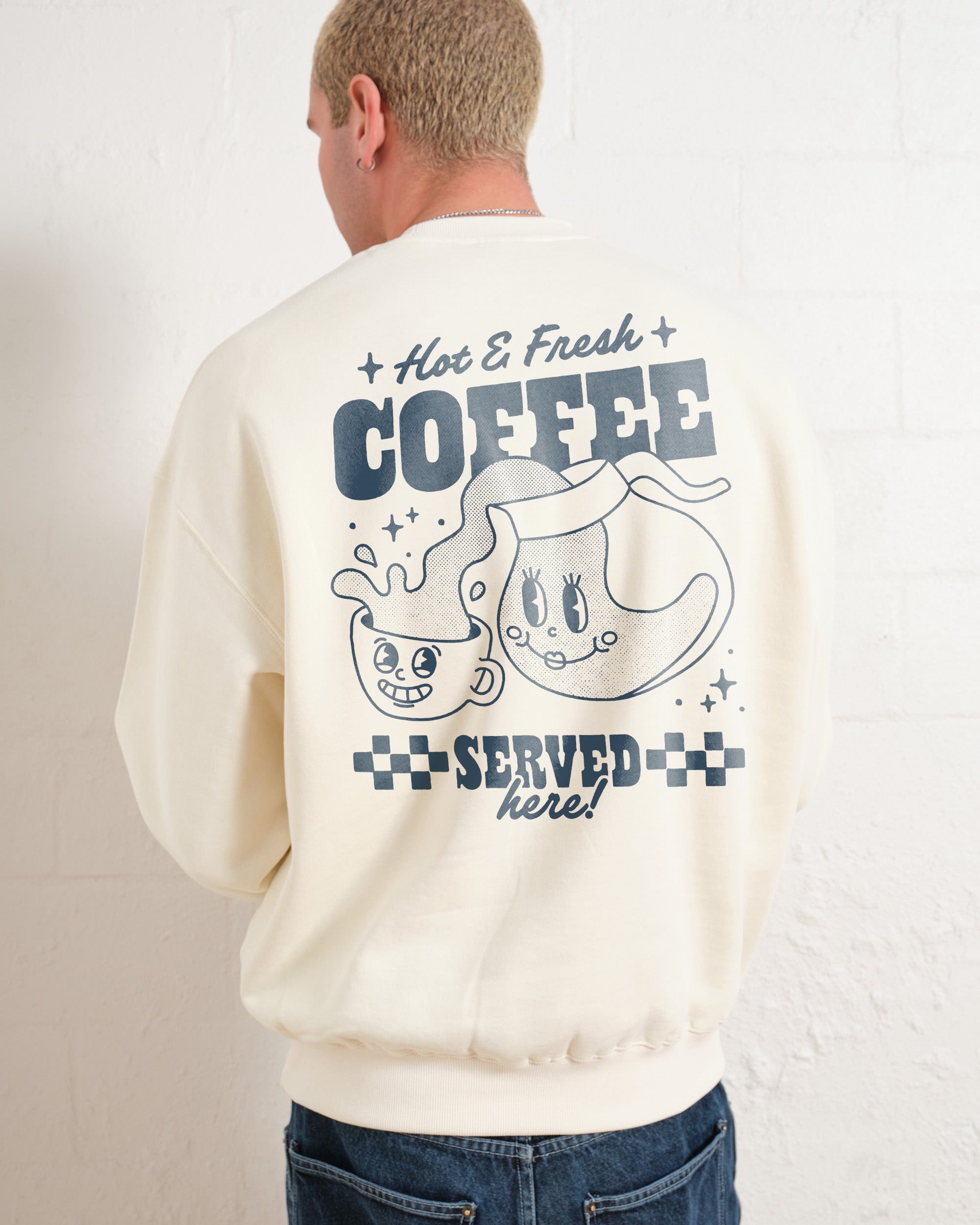 Hot & Fresh Coffee Sweatshirt Australia Online