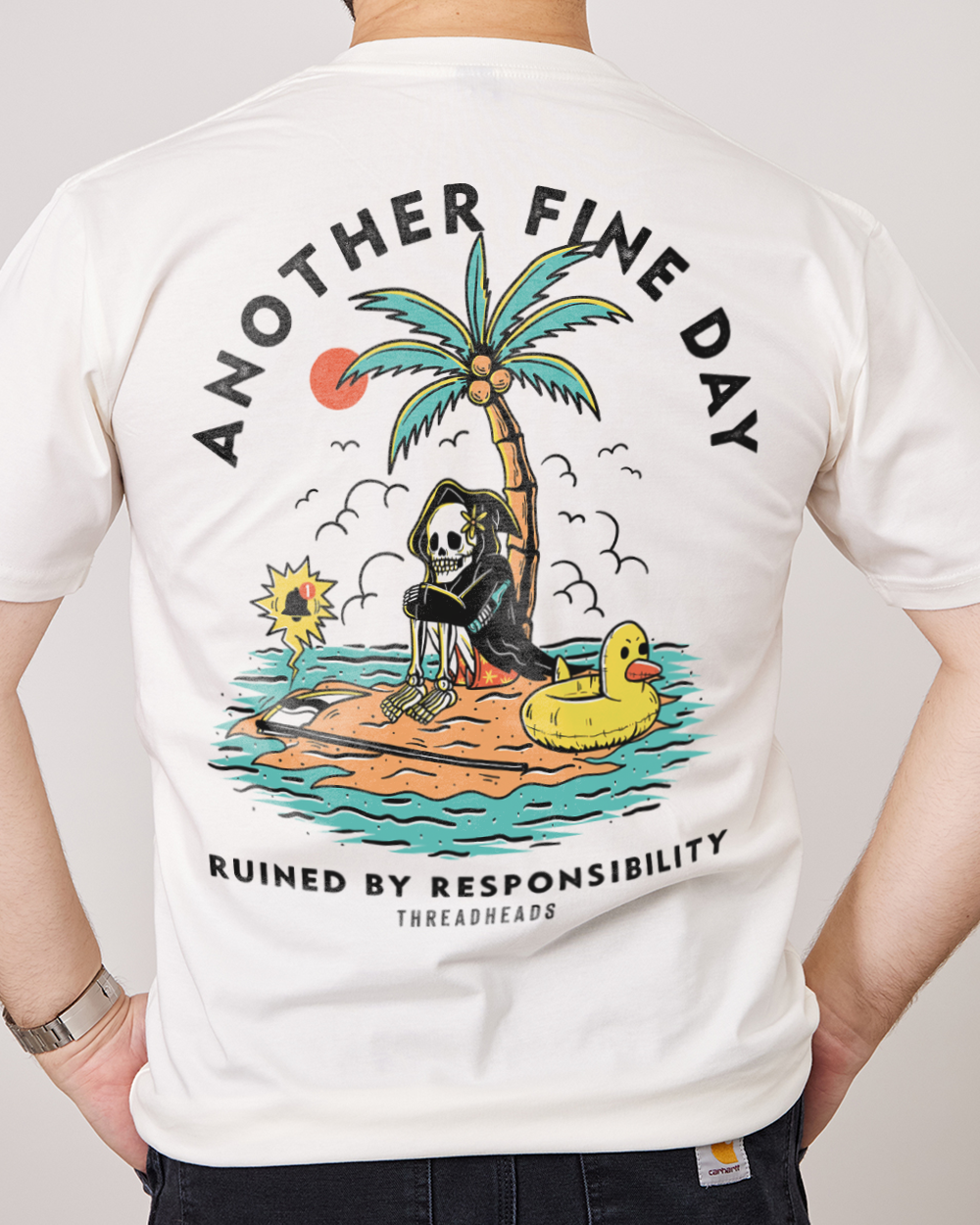 Another Fine Day T-Shirt Australia Online Natural