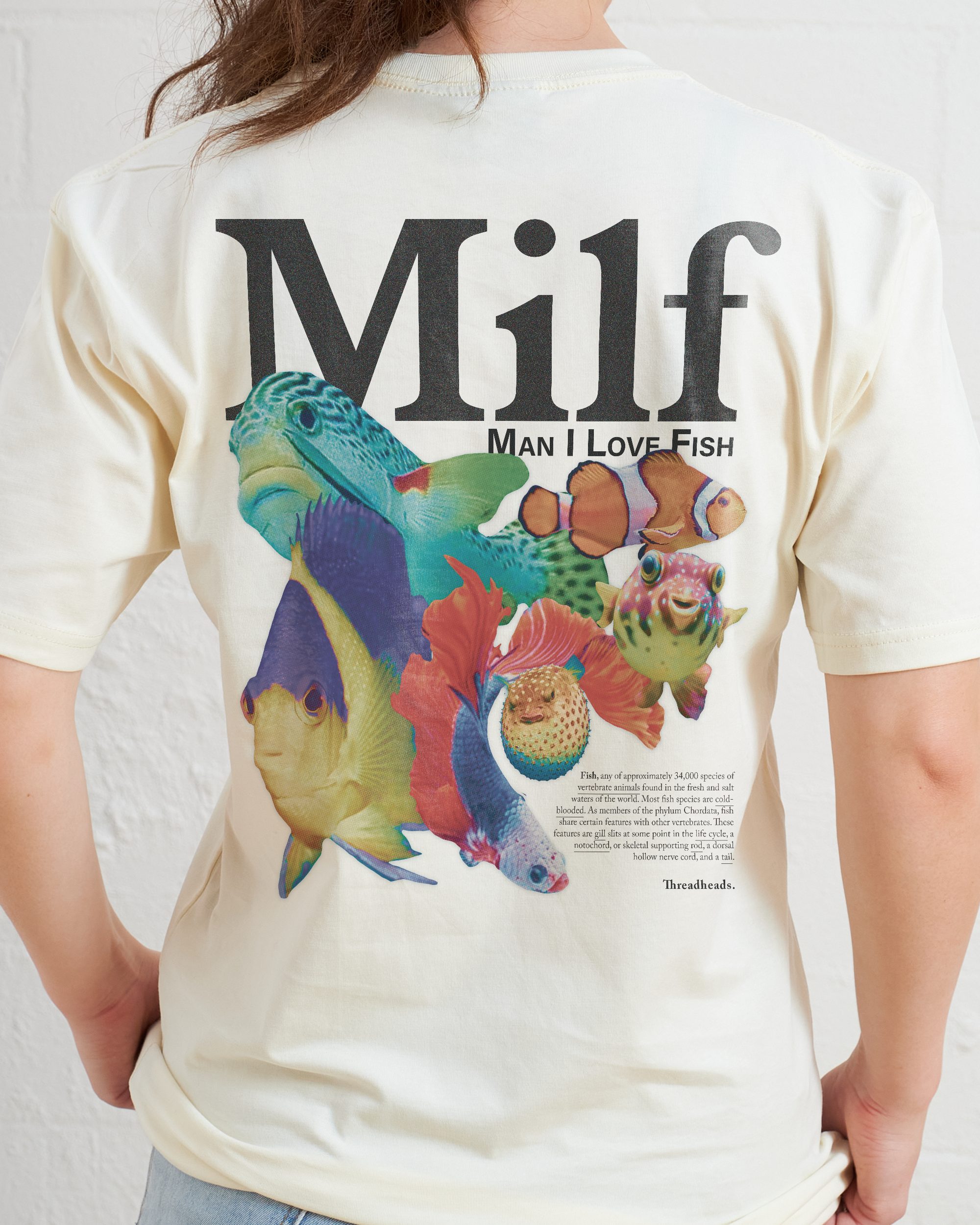 Man I Love Fish Front and Back T-Shirt