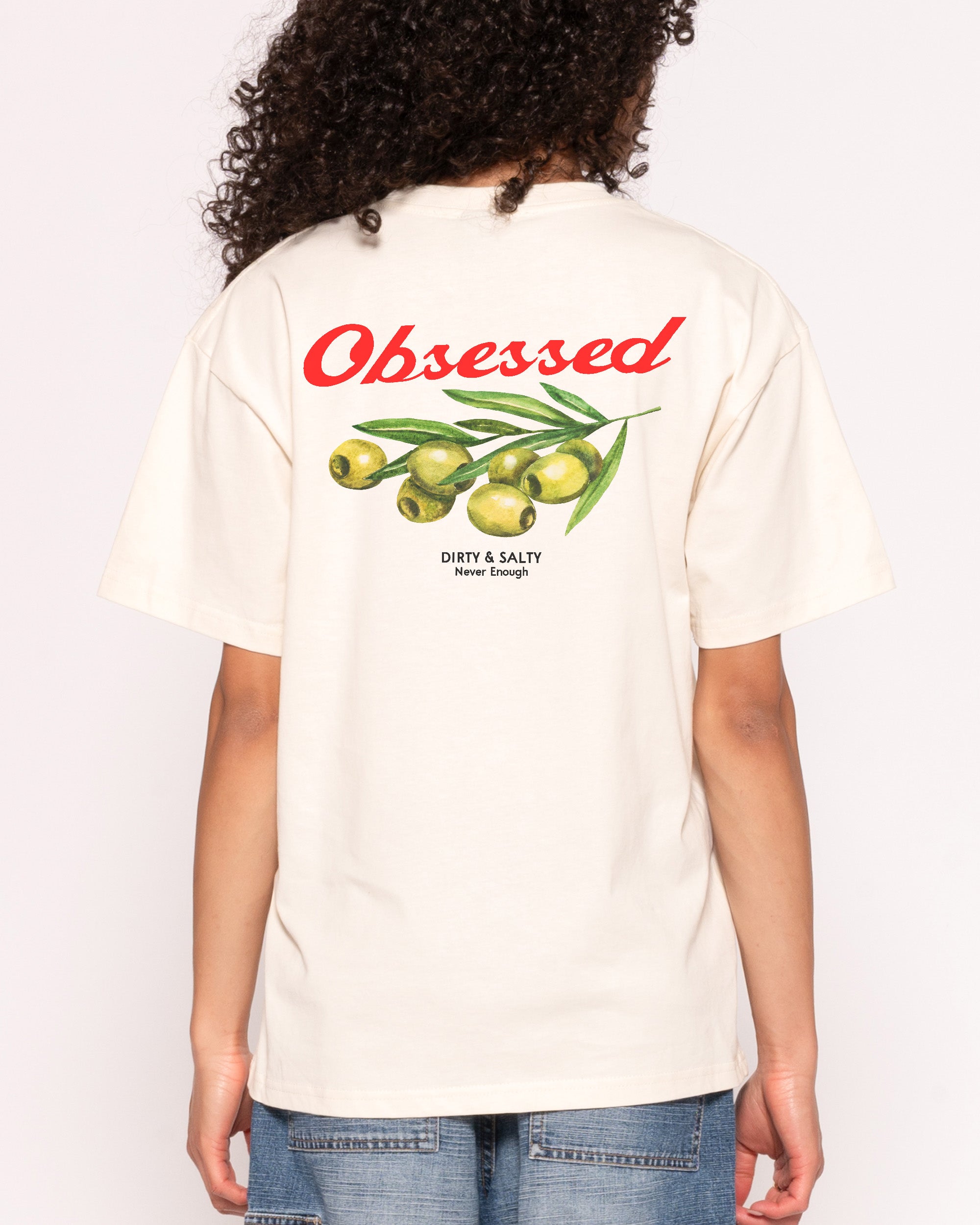 Obsessed Olives Natural T-Shirt