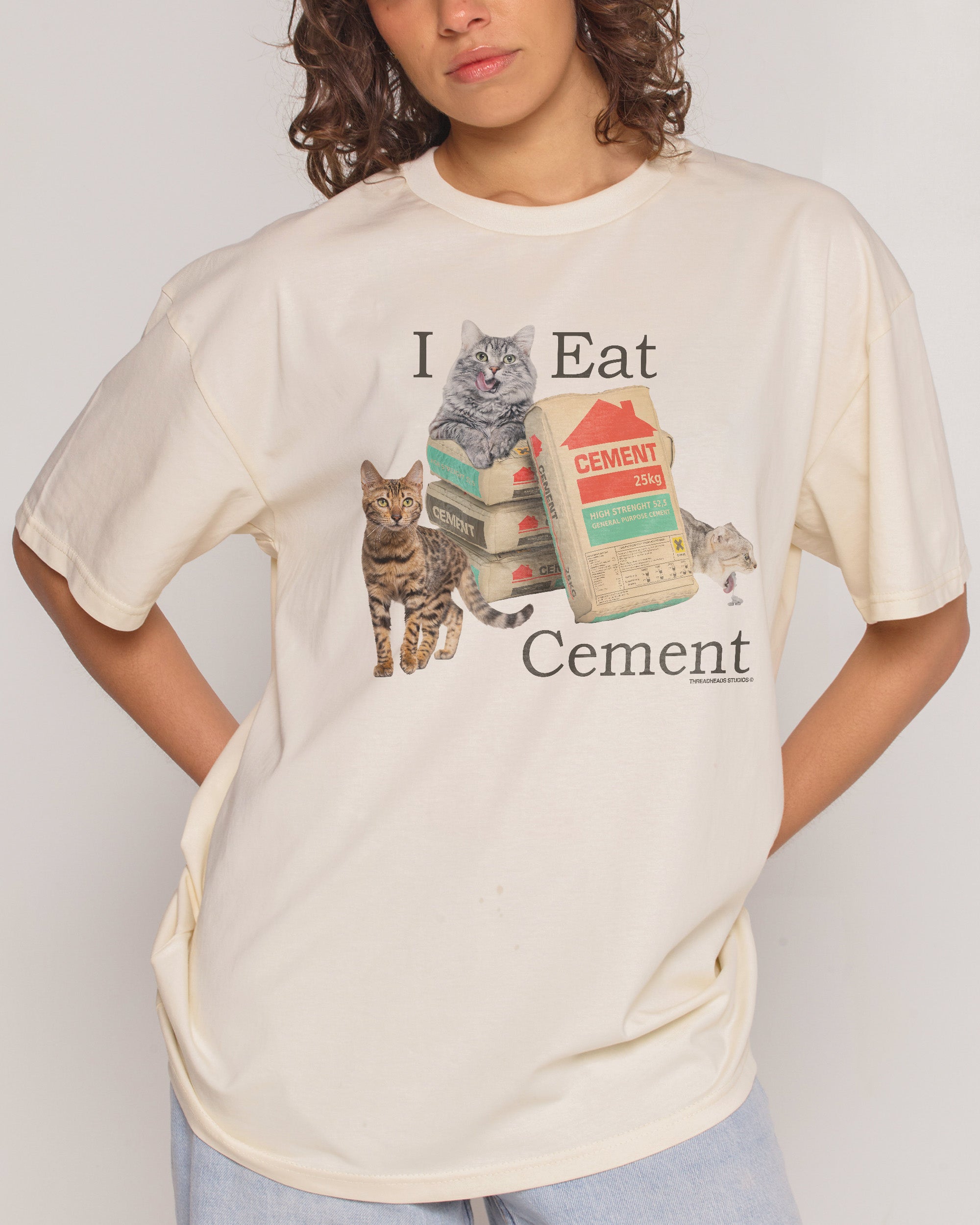 I Eat Cement Natural T-Shirt