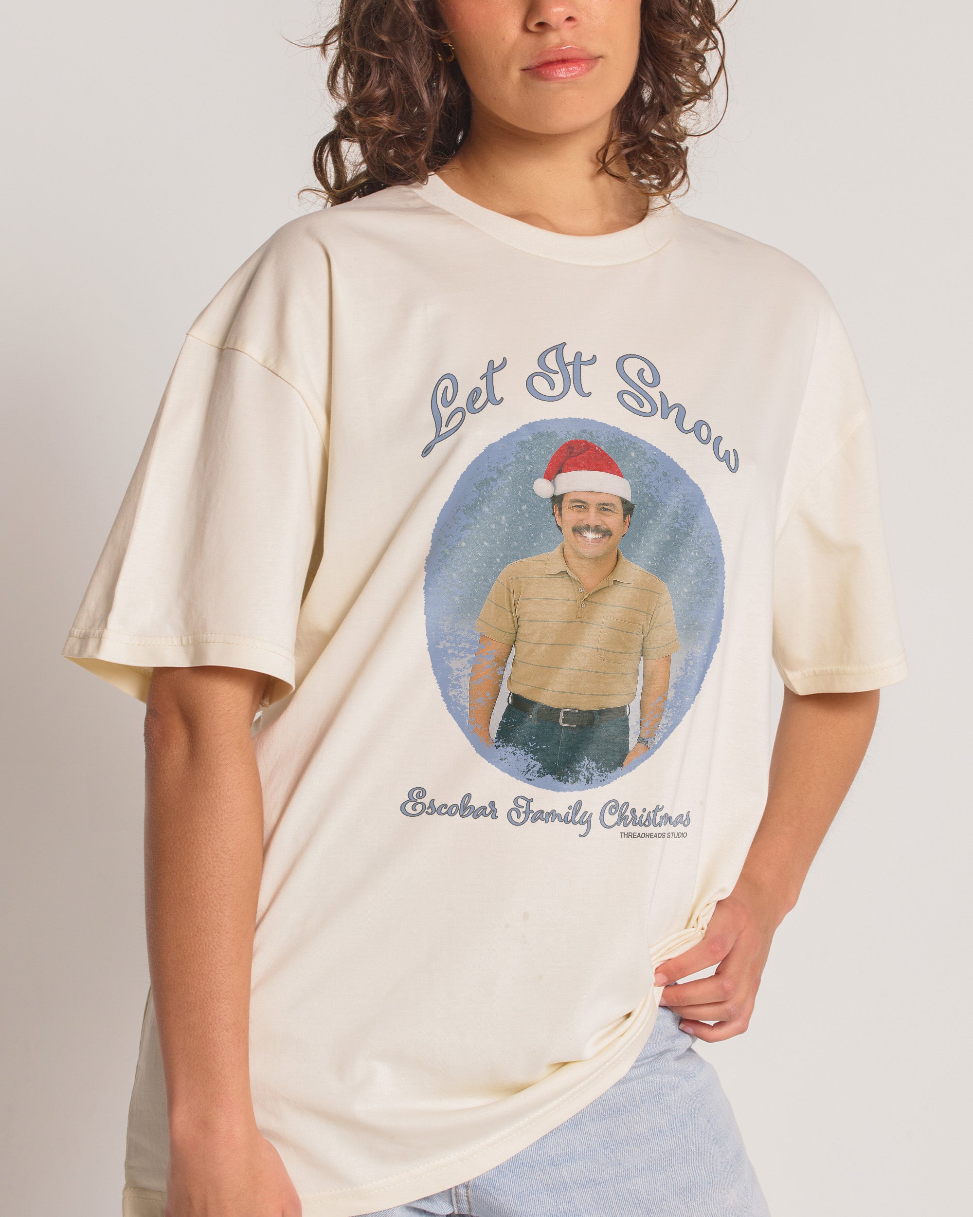 Let It Snow Pablo Natural T-Shirt