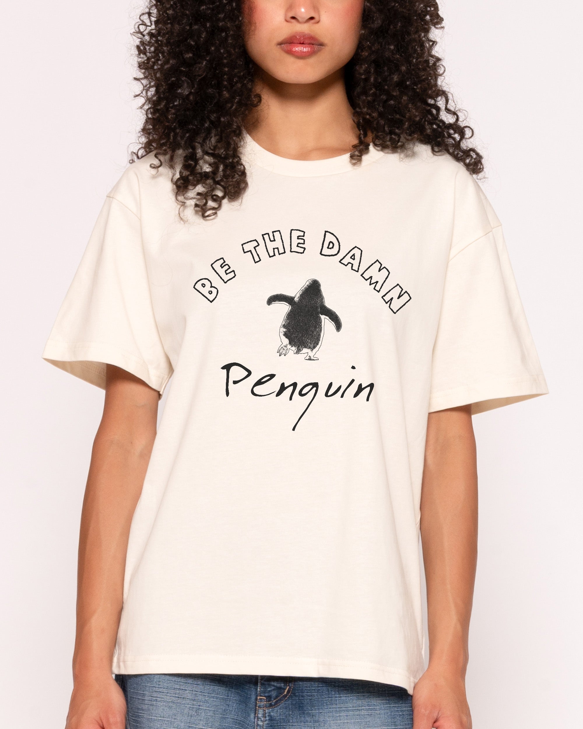 Nihilist Penguin Natural T-Shirt