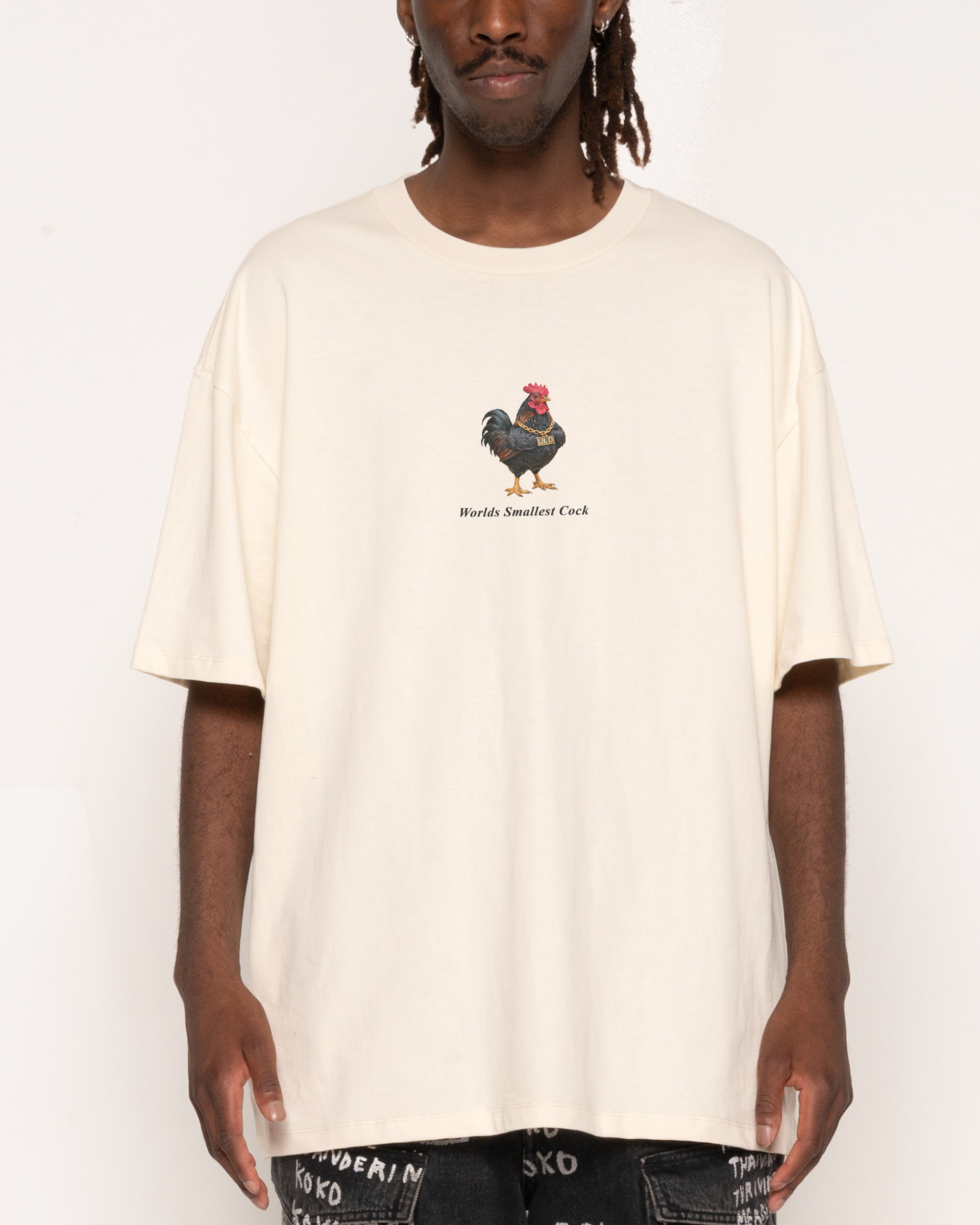 Worlds Smallest Cock Natural T-Shirt