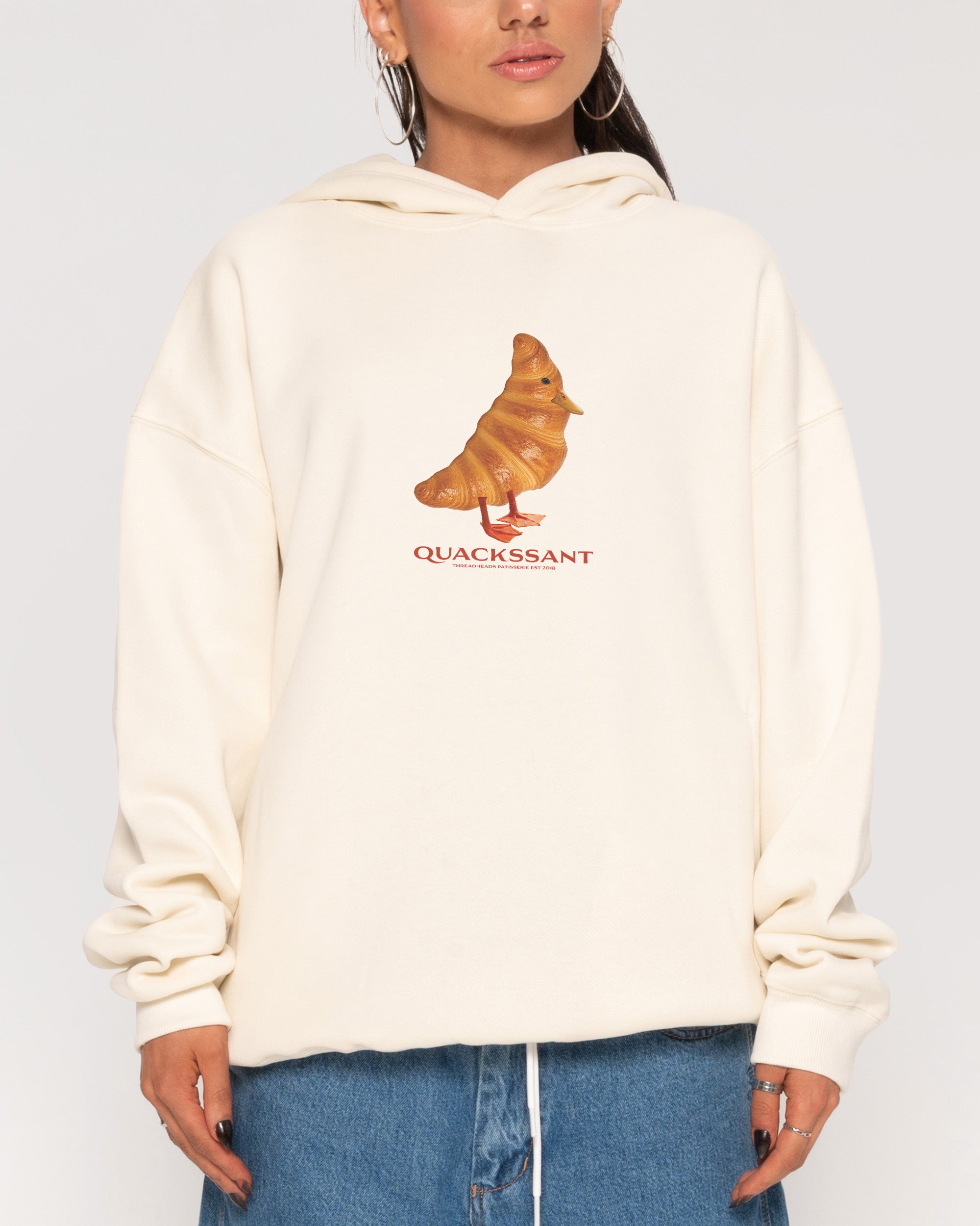 Quackssant Natural Hoodie