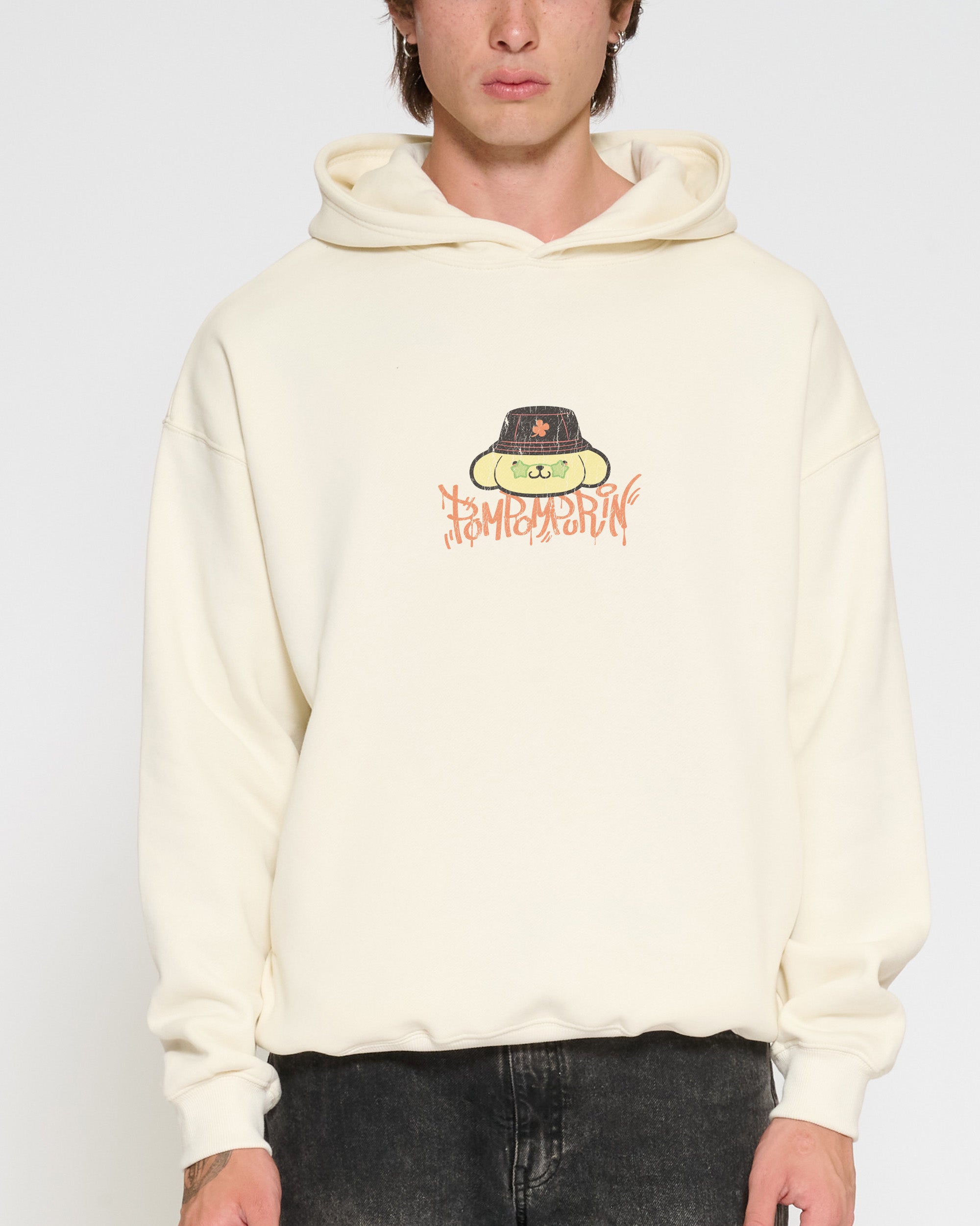 Pompompurin Street Hoodie Official Hello Kitty and Friends collab Threadheads