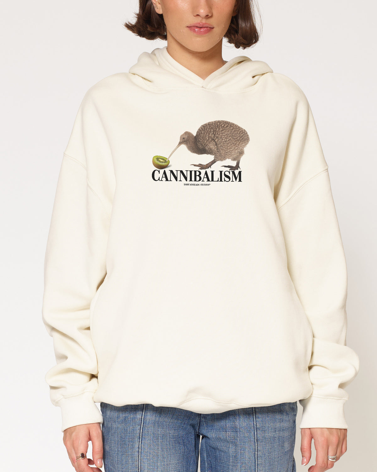 Cannibalism Natural Hoodie