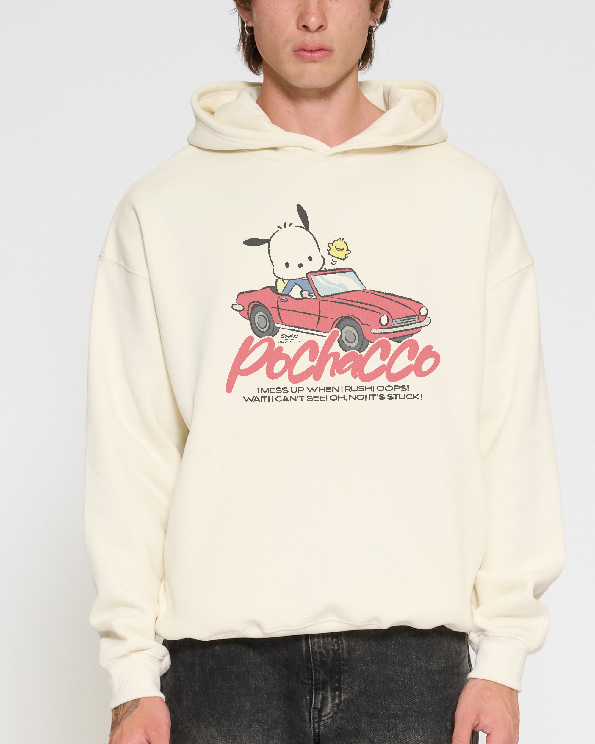 Pochacco Peak Hour Hoodie Official Hello Kitty and Friends collab Threadheads