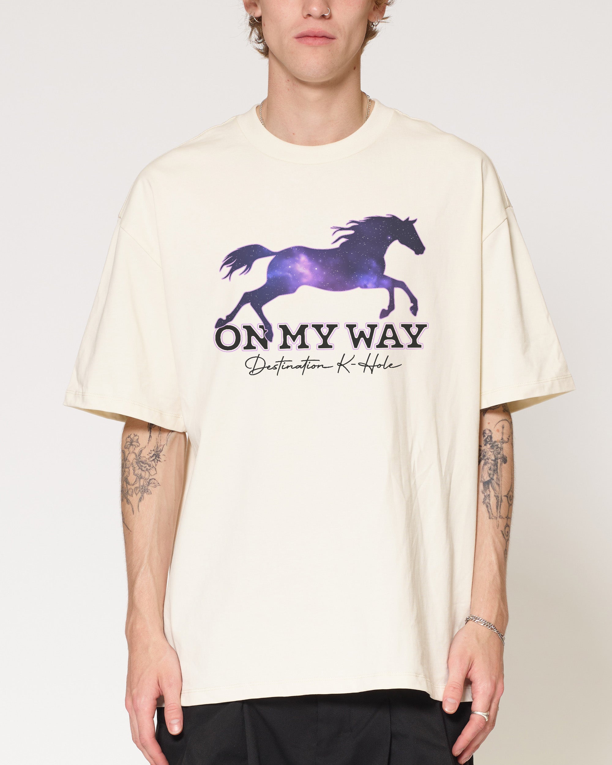 Destination K-Hole Natural Oversized Tee