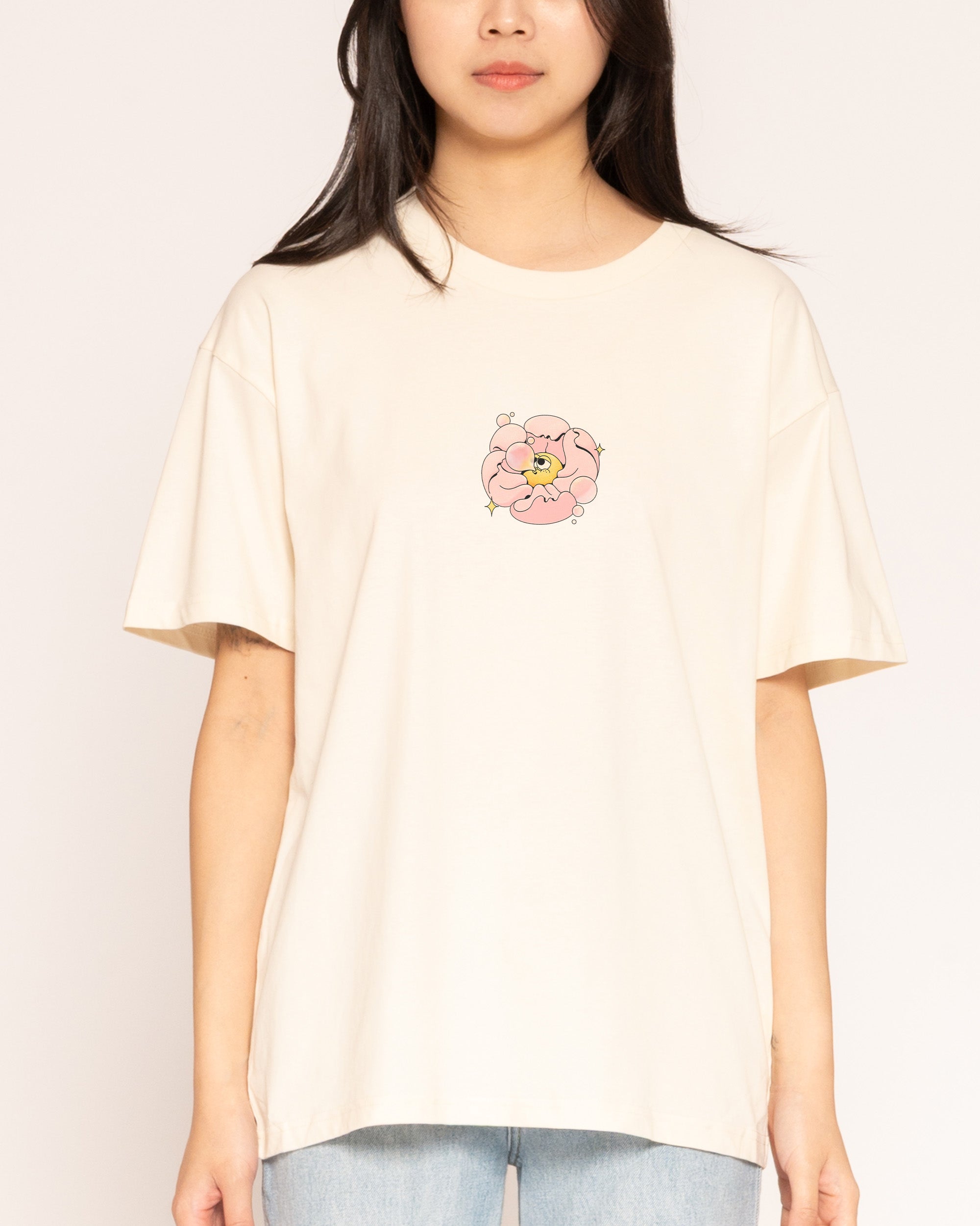 Bubble Blossom Natural T-Shirt