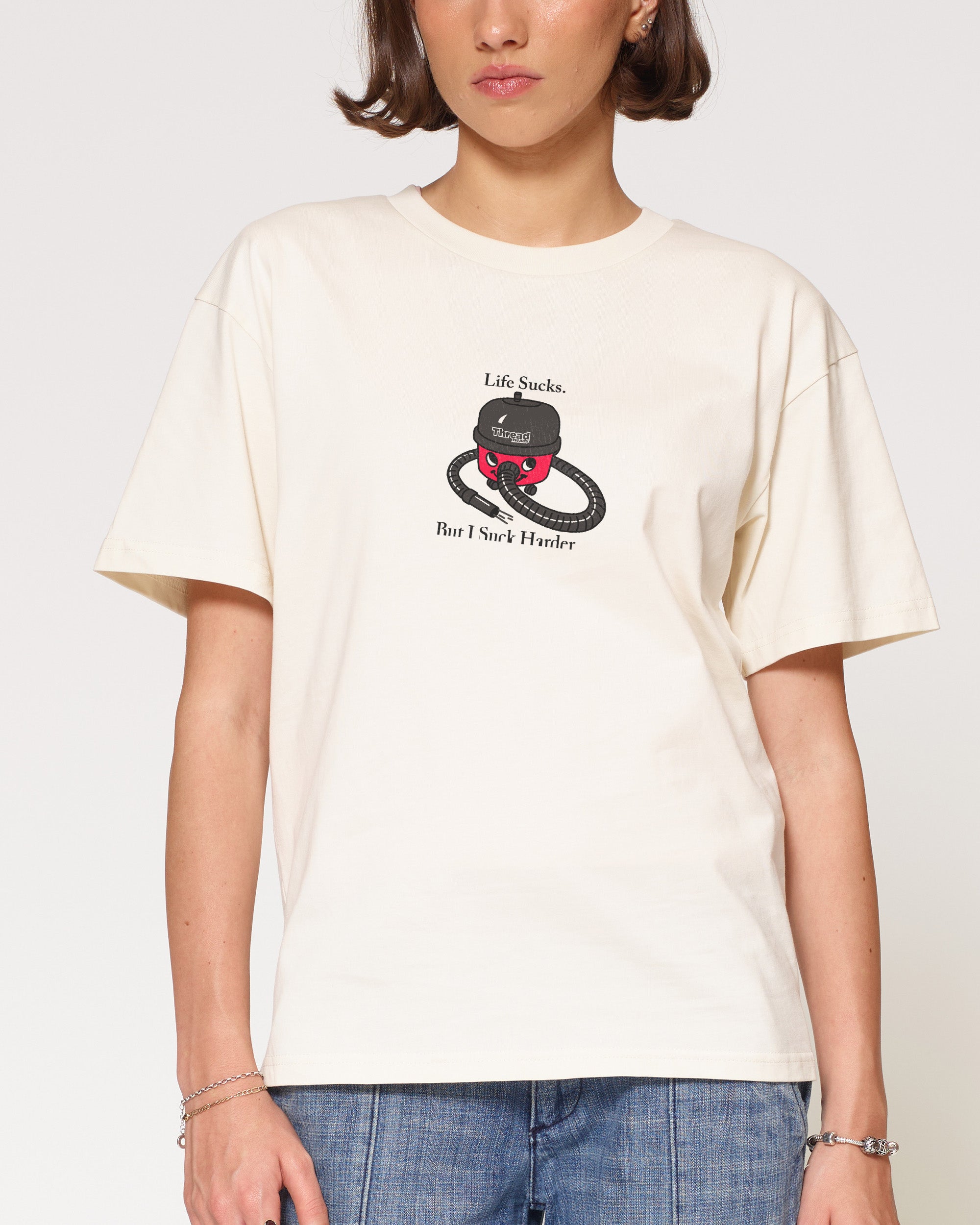 Life Sucks Natural T-Shirt