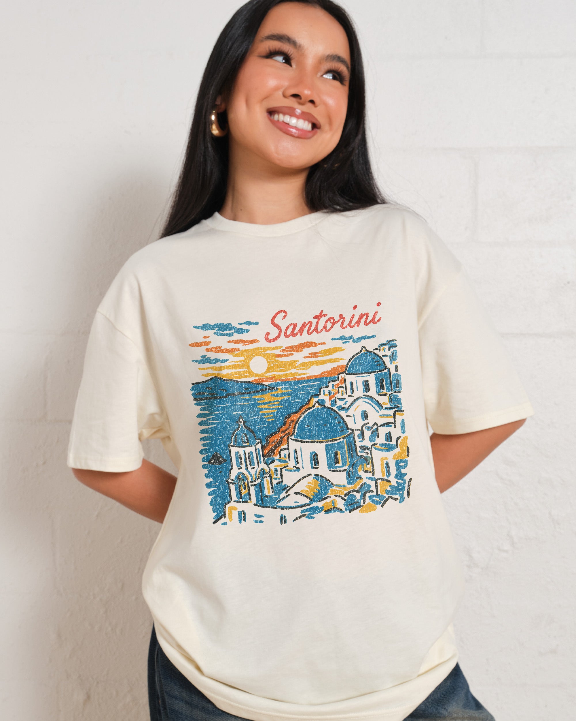 Santorini Sunset T-Shirt Online Australia