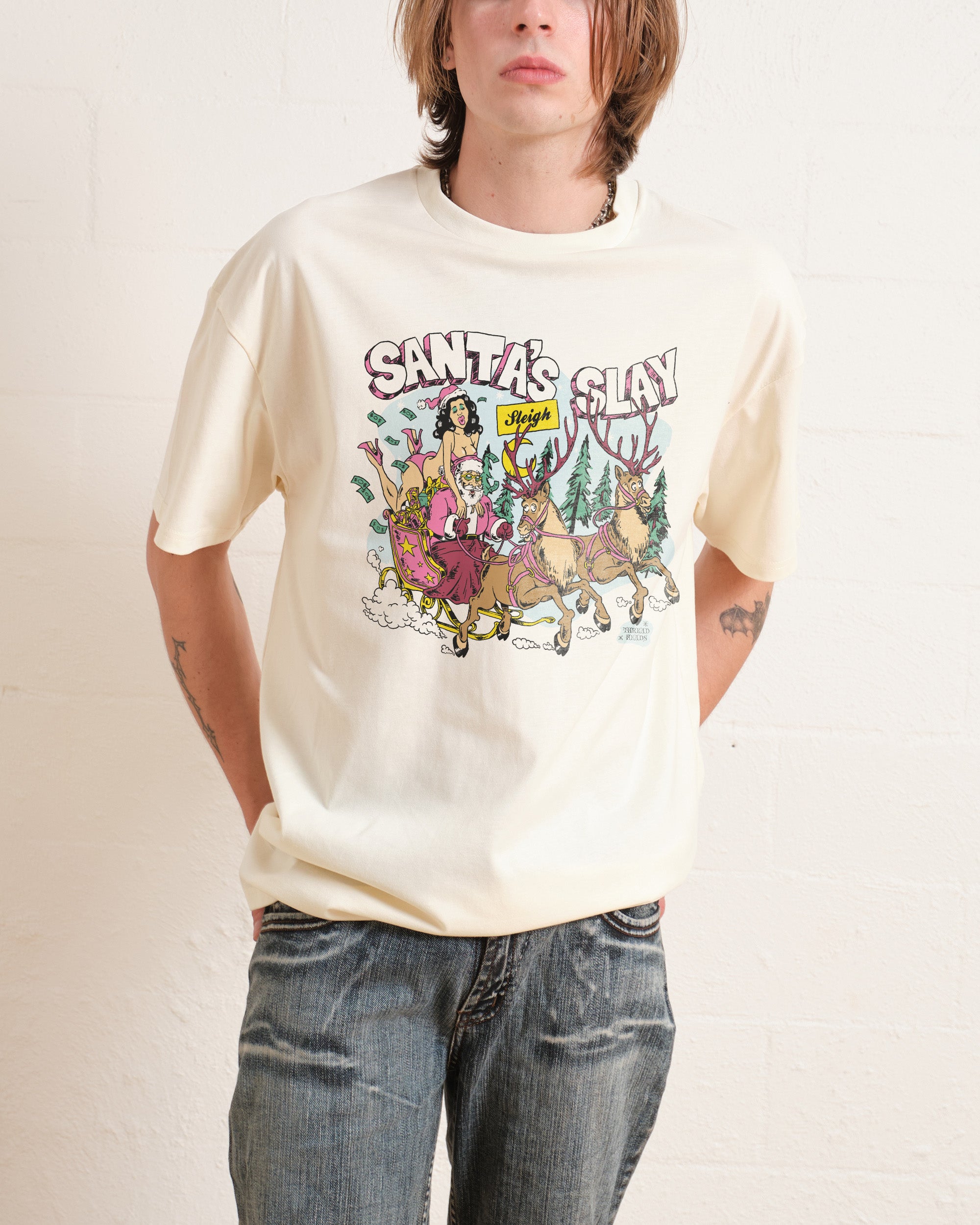 Santa Slay T-Shirt #gender_men's