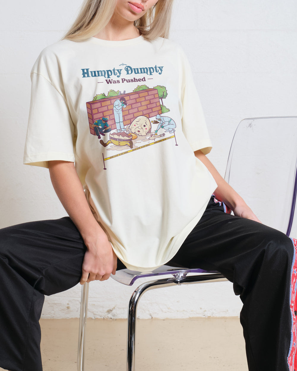 Humpty Dumpty was Pushed T-Shirt | Funny T-Shirt Australia