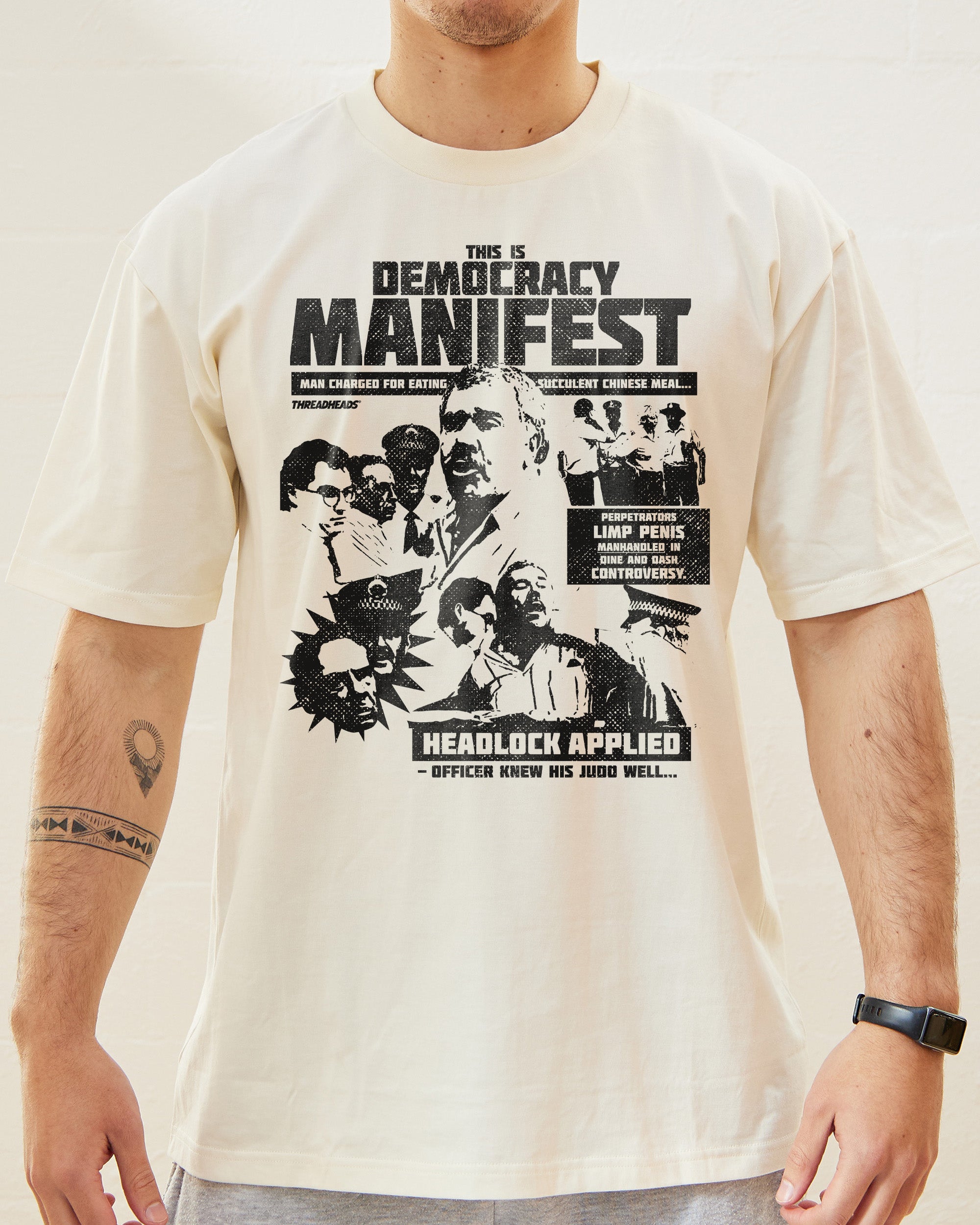 Democracy Manifest Tabloid Edition T Shirt Graphic T Shirt