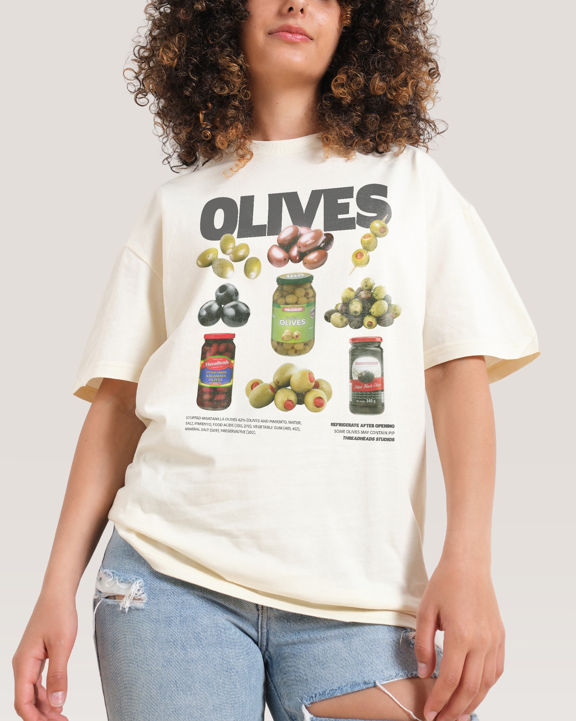 Olives Natural T-Shirt
