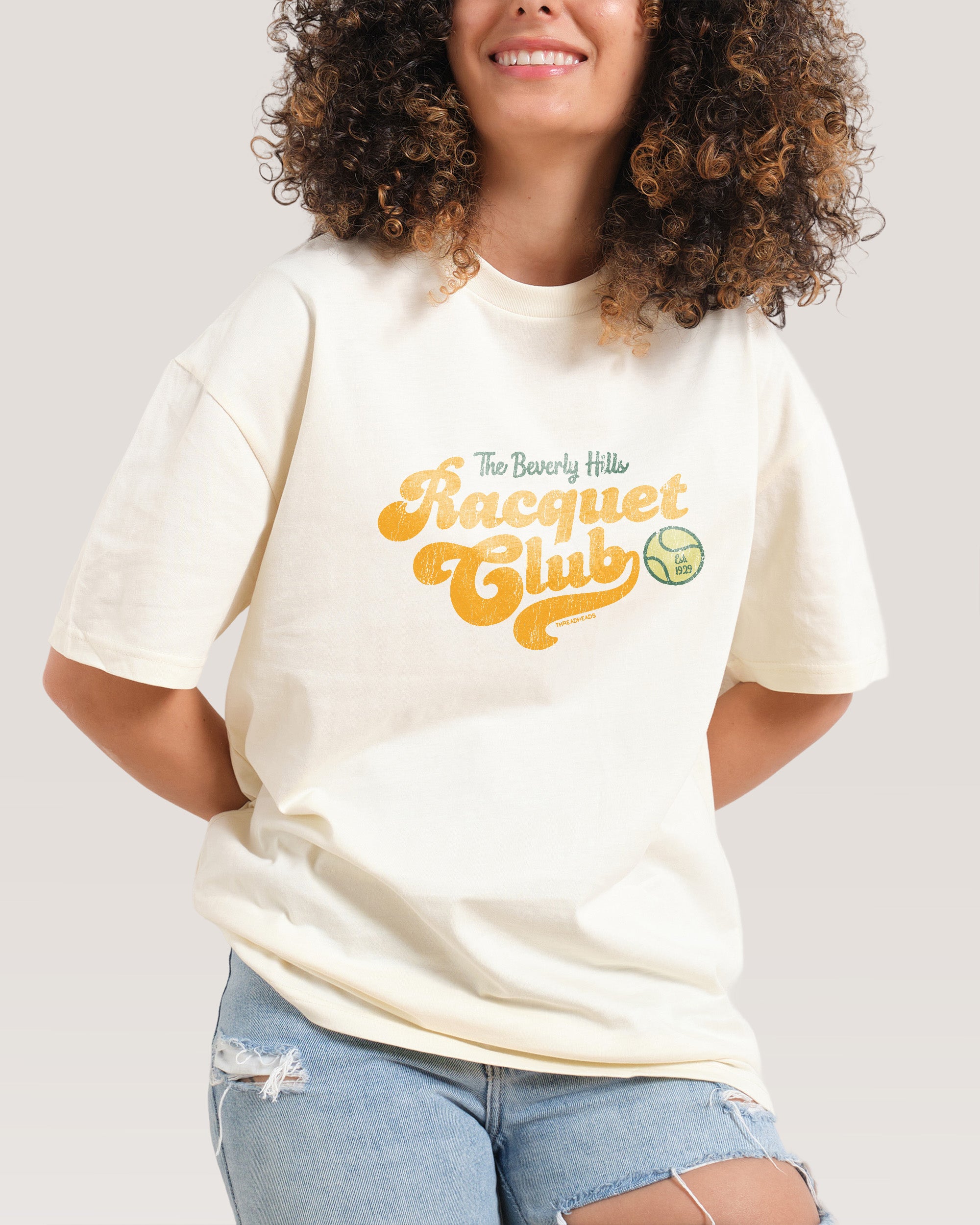 Beverly Hills Racquet Club Natural T-Shirt