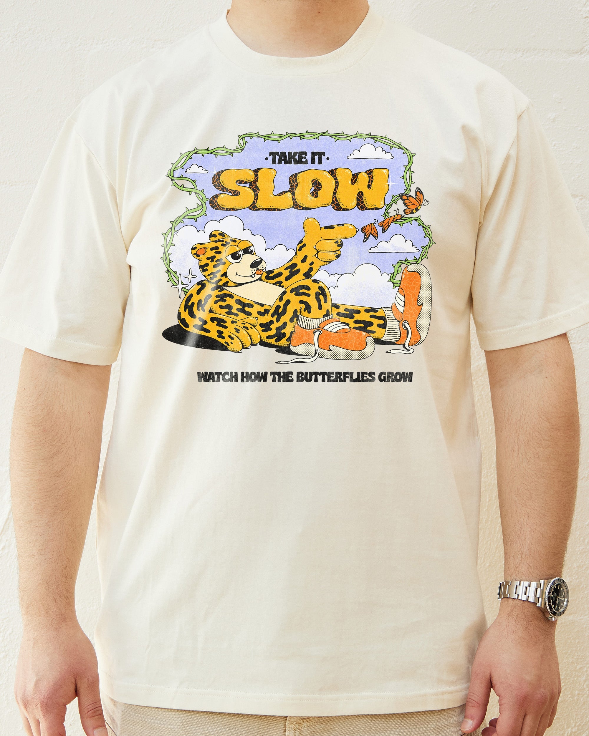 Take It Slow T-Shirt Australia Online Natural