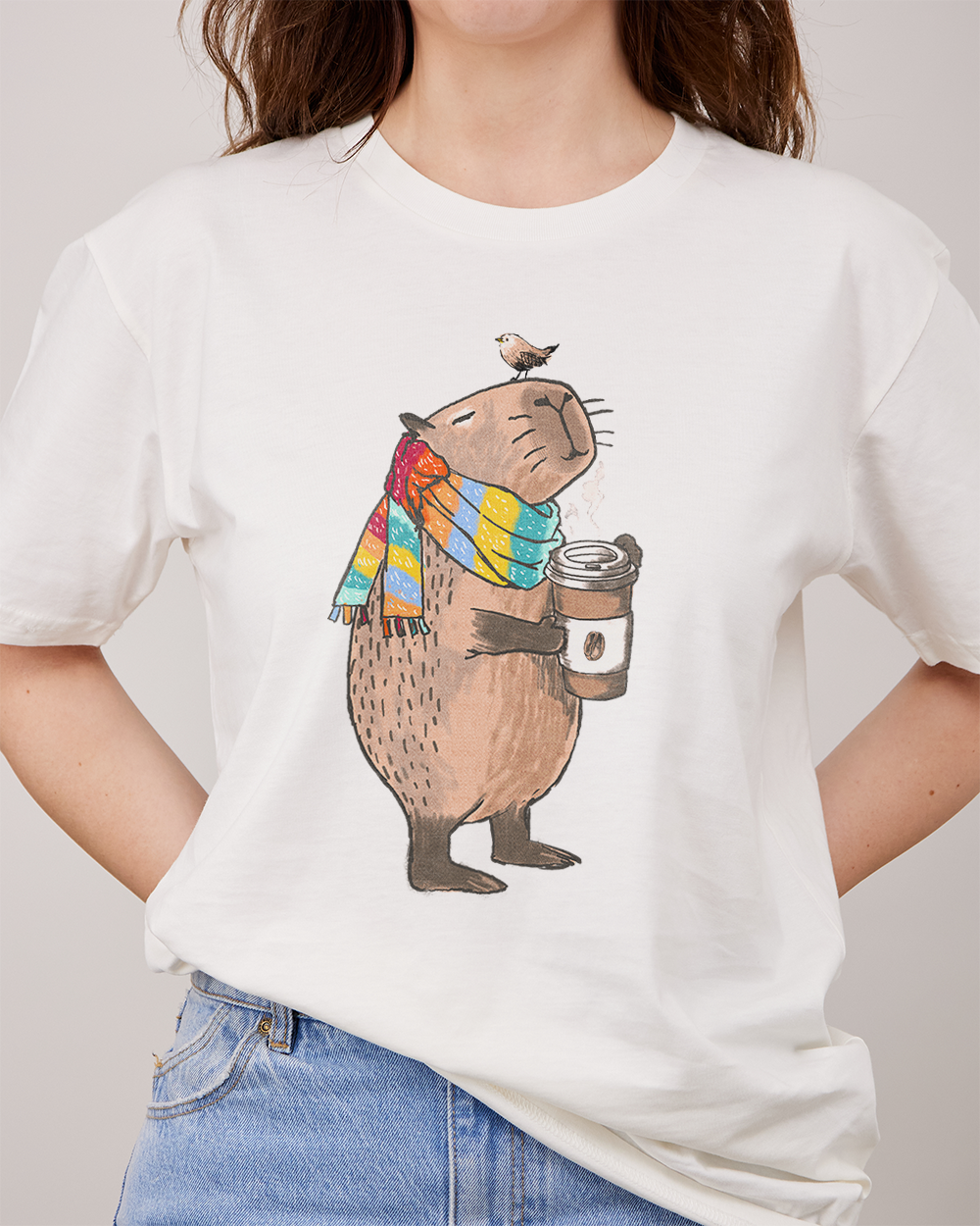 Coffeebara T-Shirt Australia Online #colour_natural