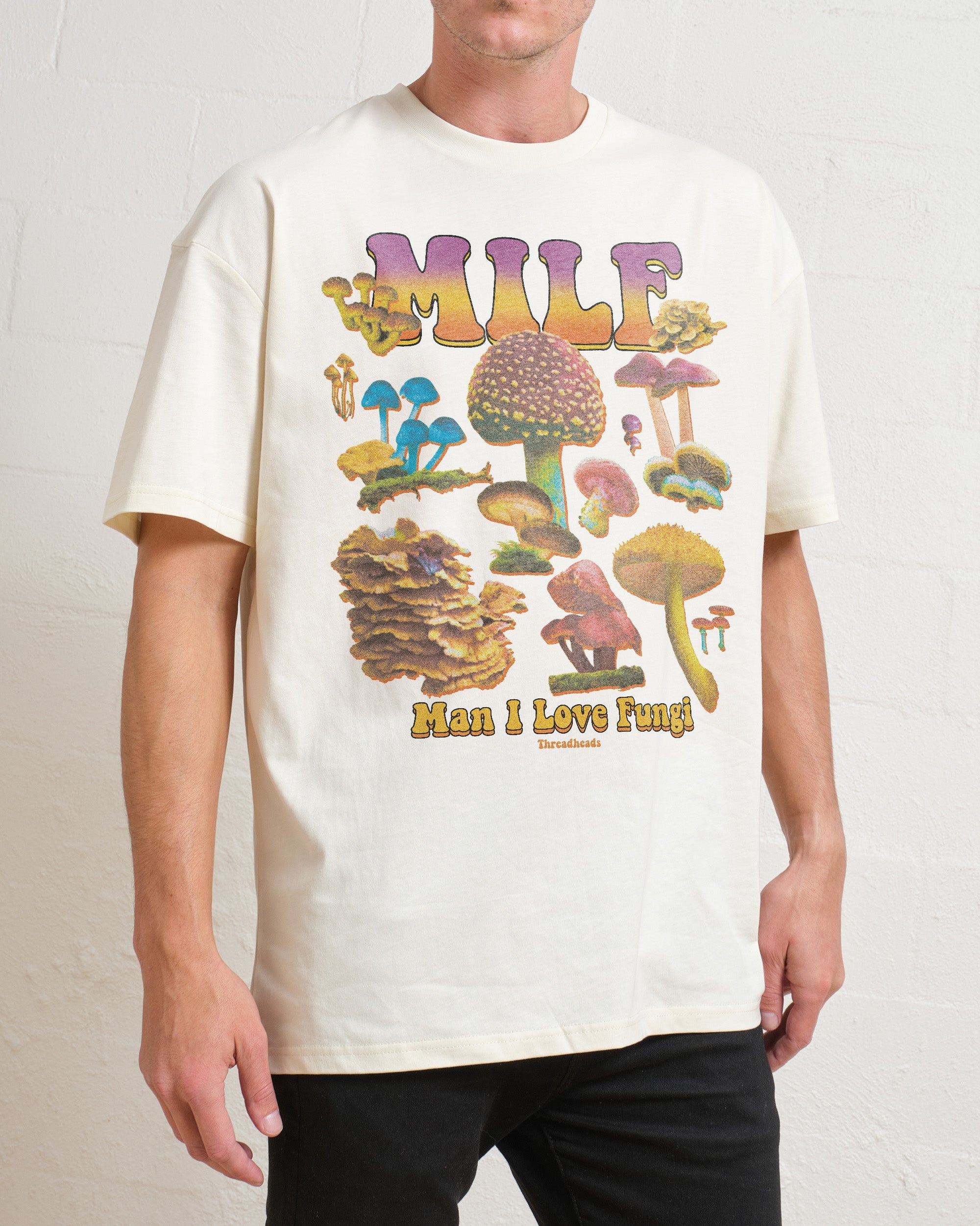 MILF Fungi T-Shirt Australia Online Natural