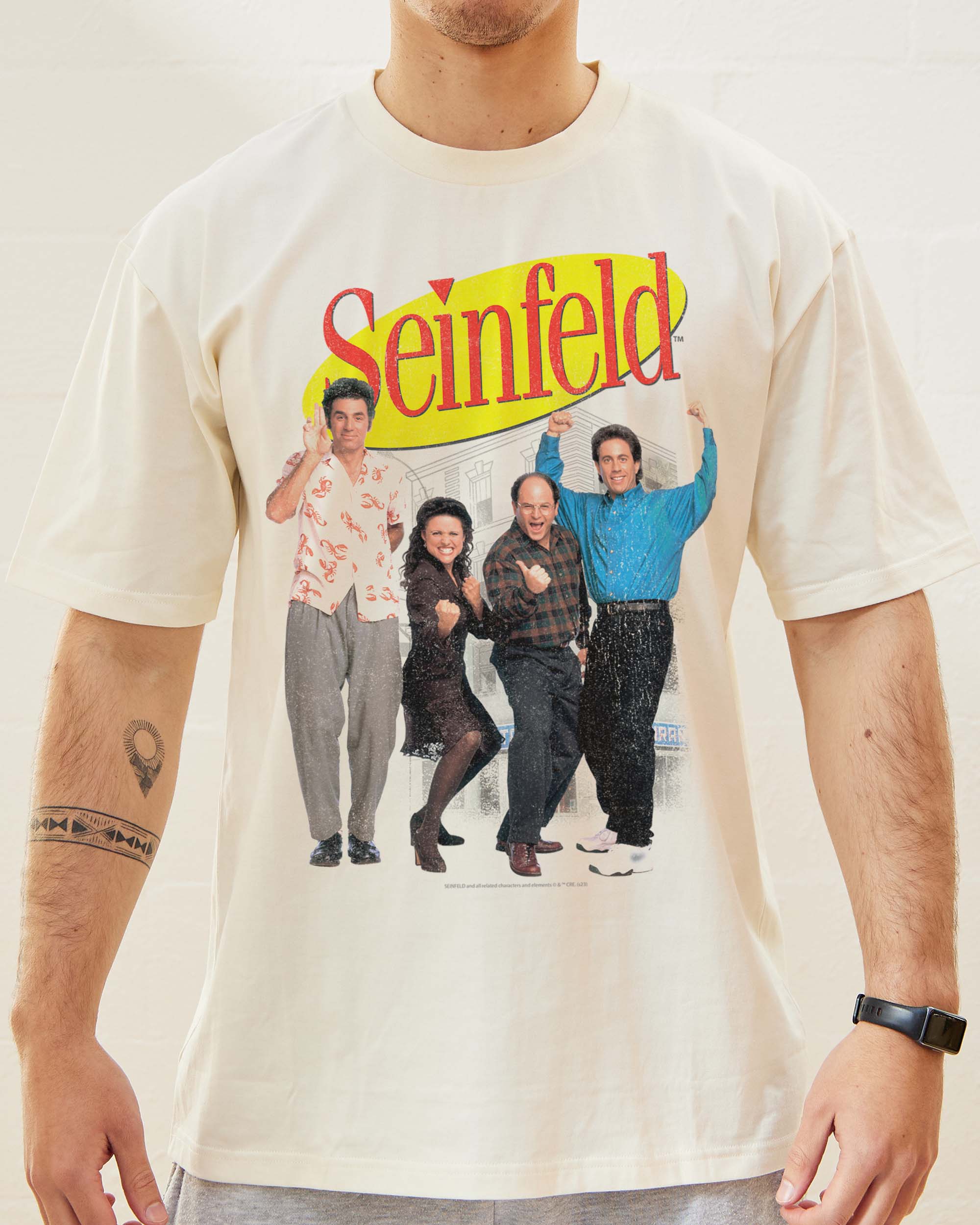 Seinfeld Characters T-Shirt Australia Online Natural