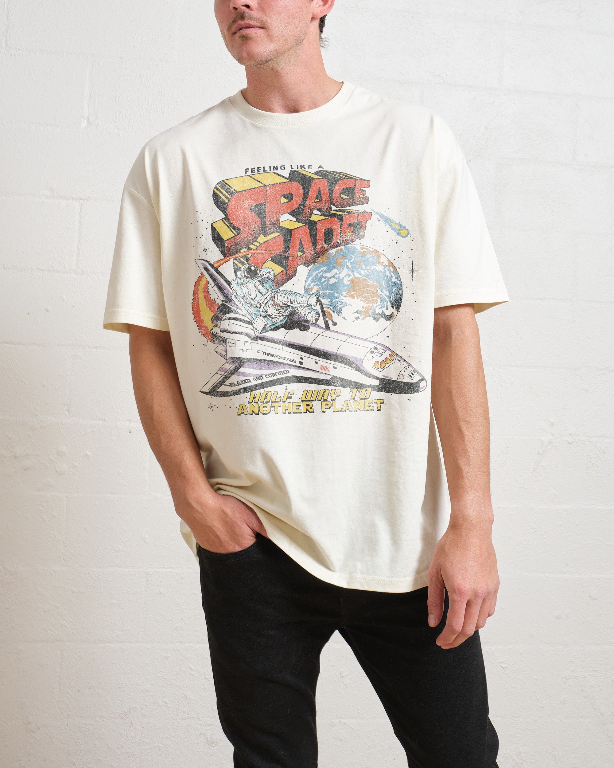 Space Cadet T-Shirt Australia Online Natural