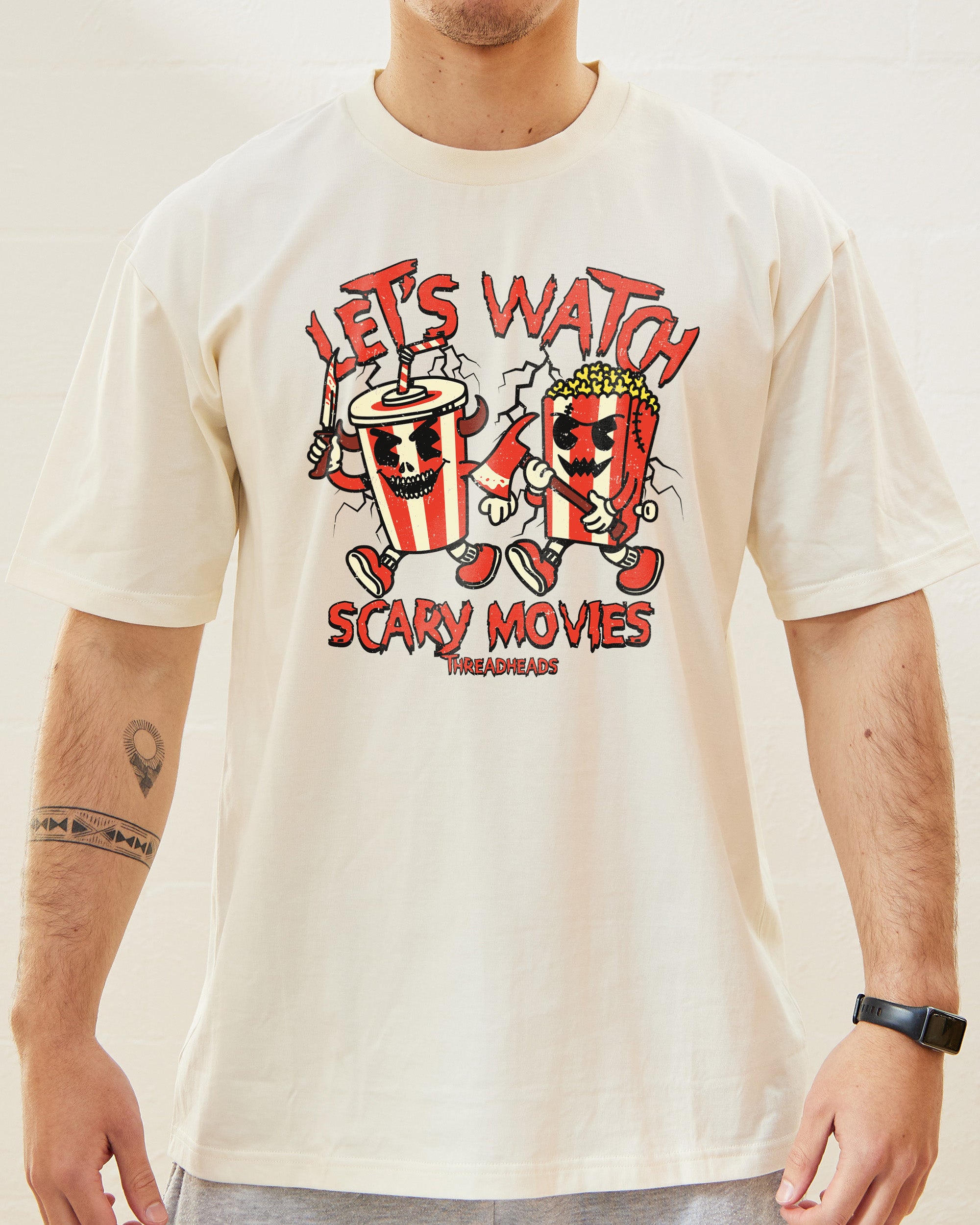 Let's Watch Scary Movies T-Shirt