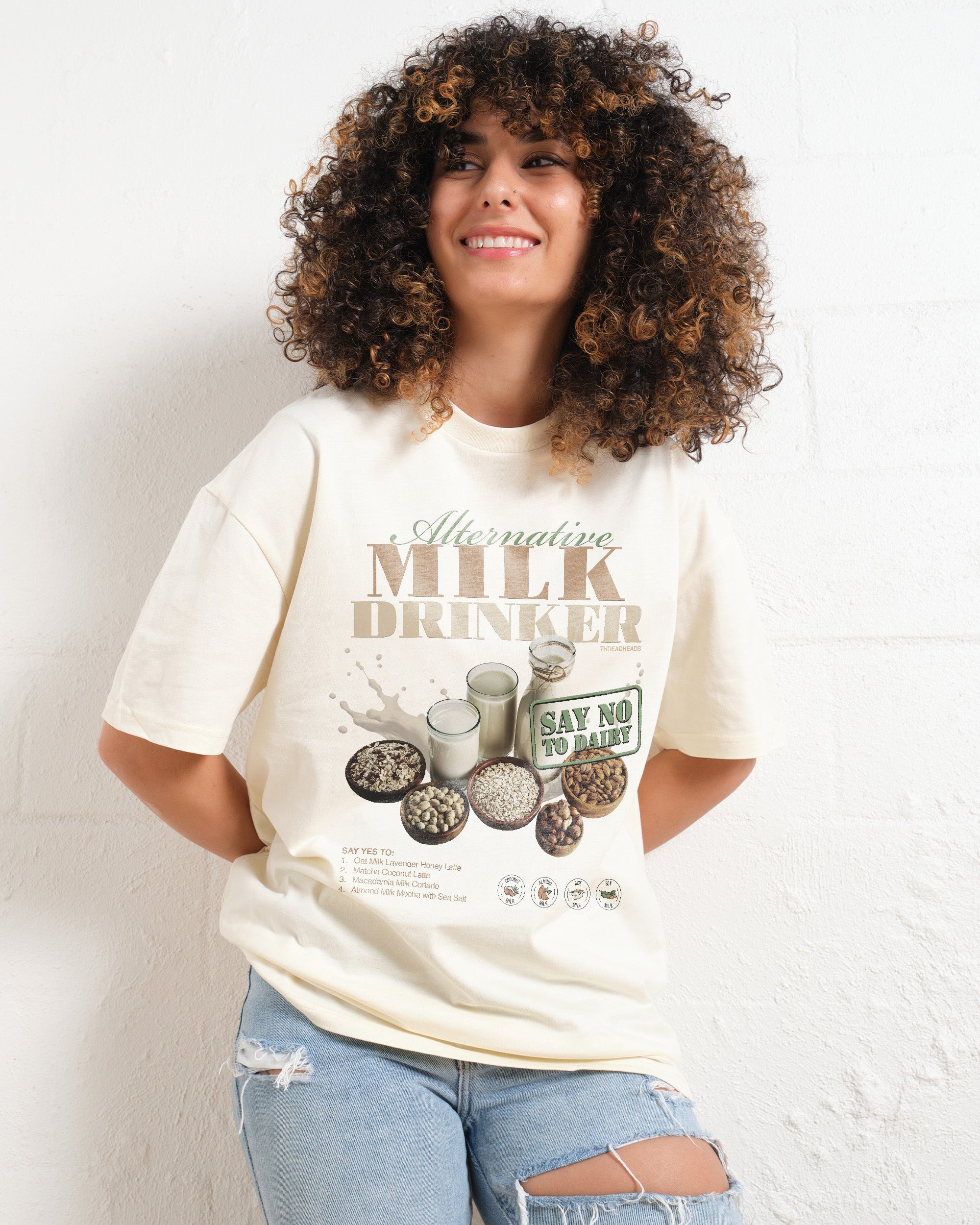 Alternative Milk Drinker T-Shirt #gender_men's