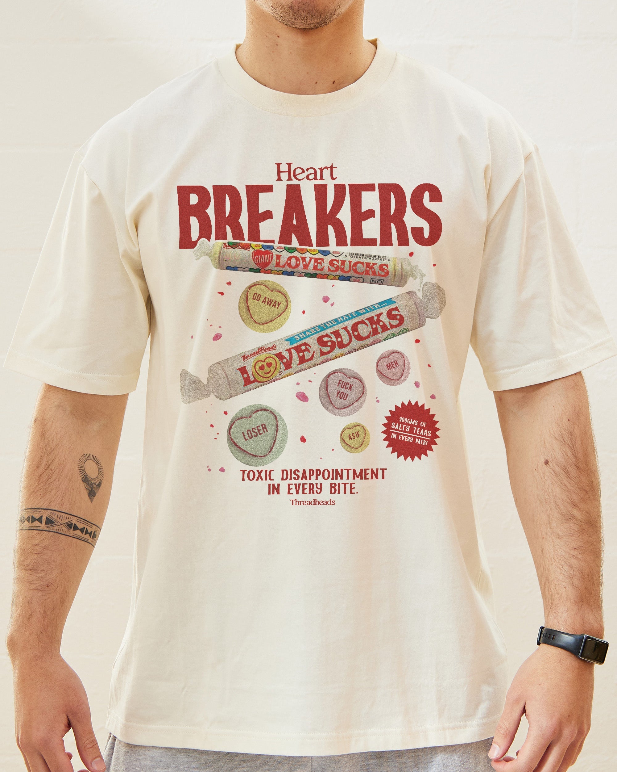 Heart Breakers T-Shirt Australia Online Natural