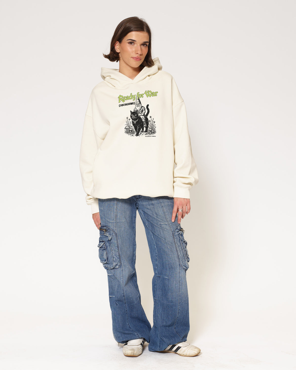 Ready for war Natural Hoodie