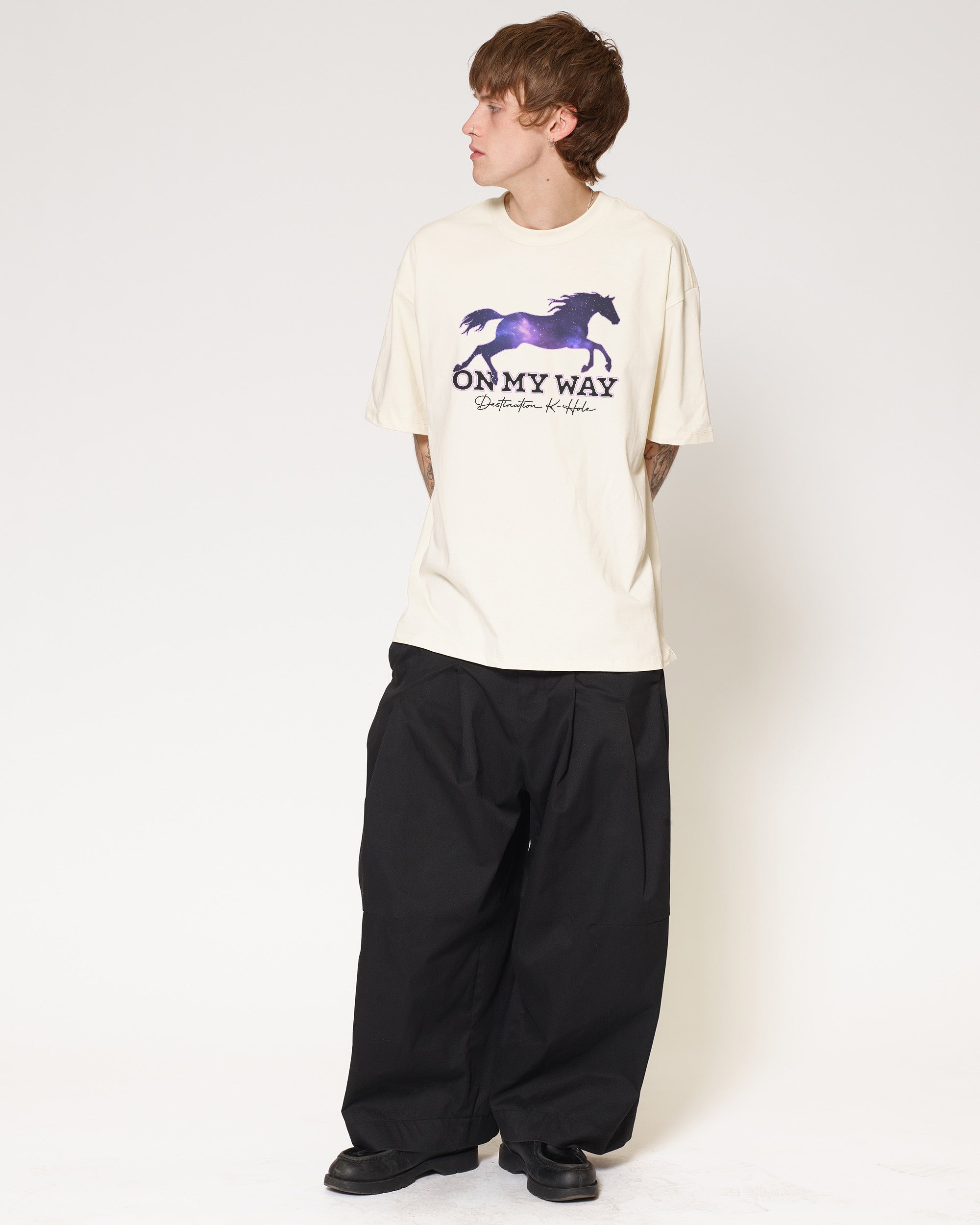 Destination K-Hole Natural Oversized Tee
