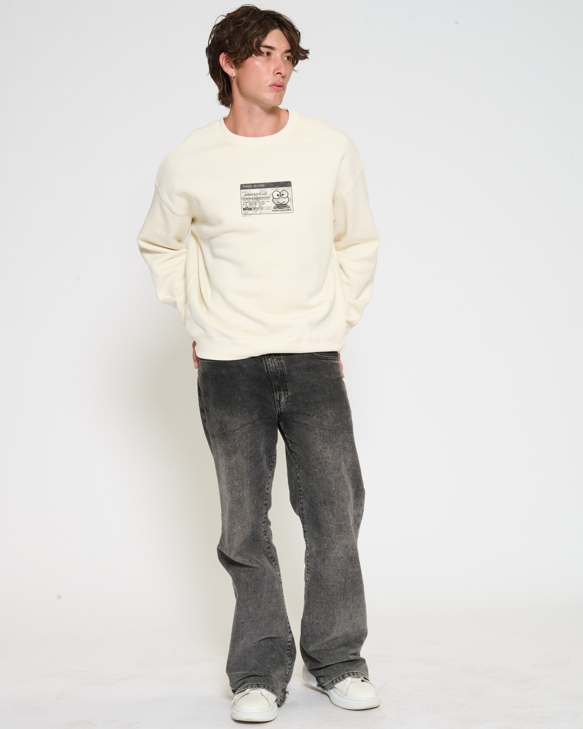 Keroppi ID Sweatshirt Official Hello Kitty and Friends collab Threadheads