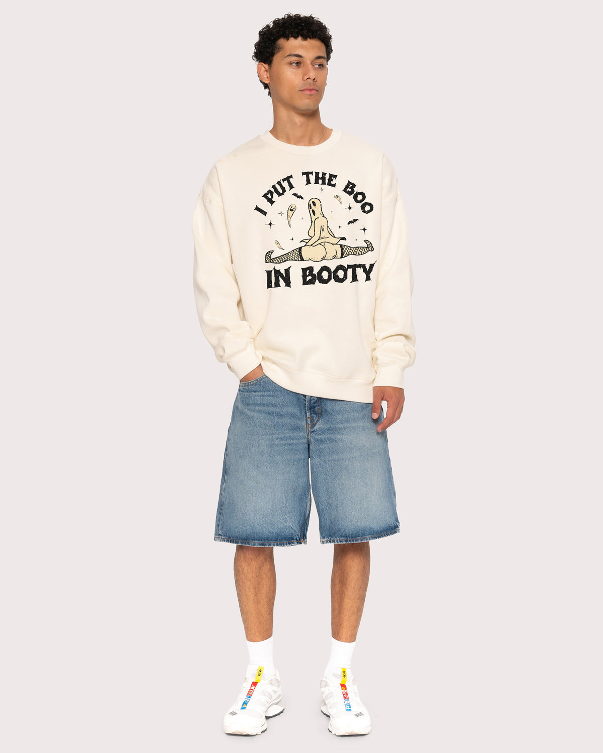 Boo in Booty Natural Sweatshirt
