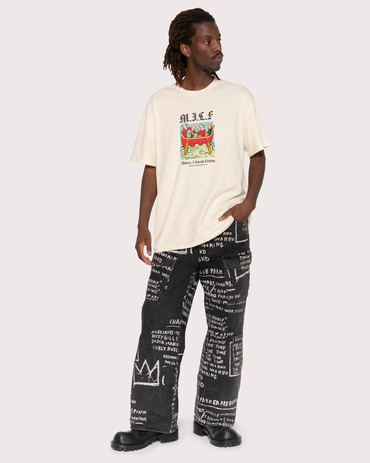 Milord, I Love Fishing Natural T-Shirt