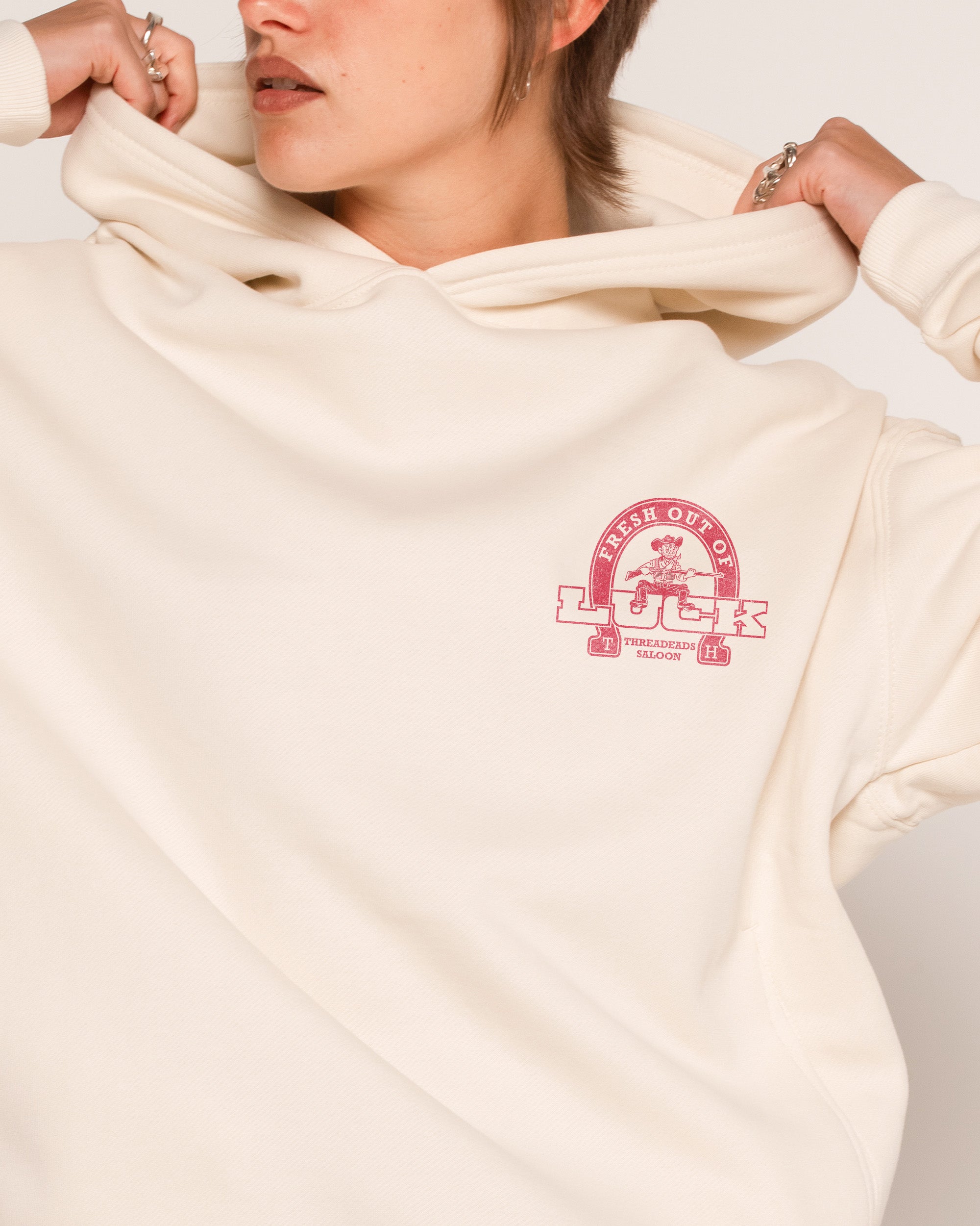 Fresh Out of Luck Natural Hoodie