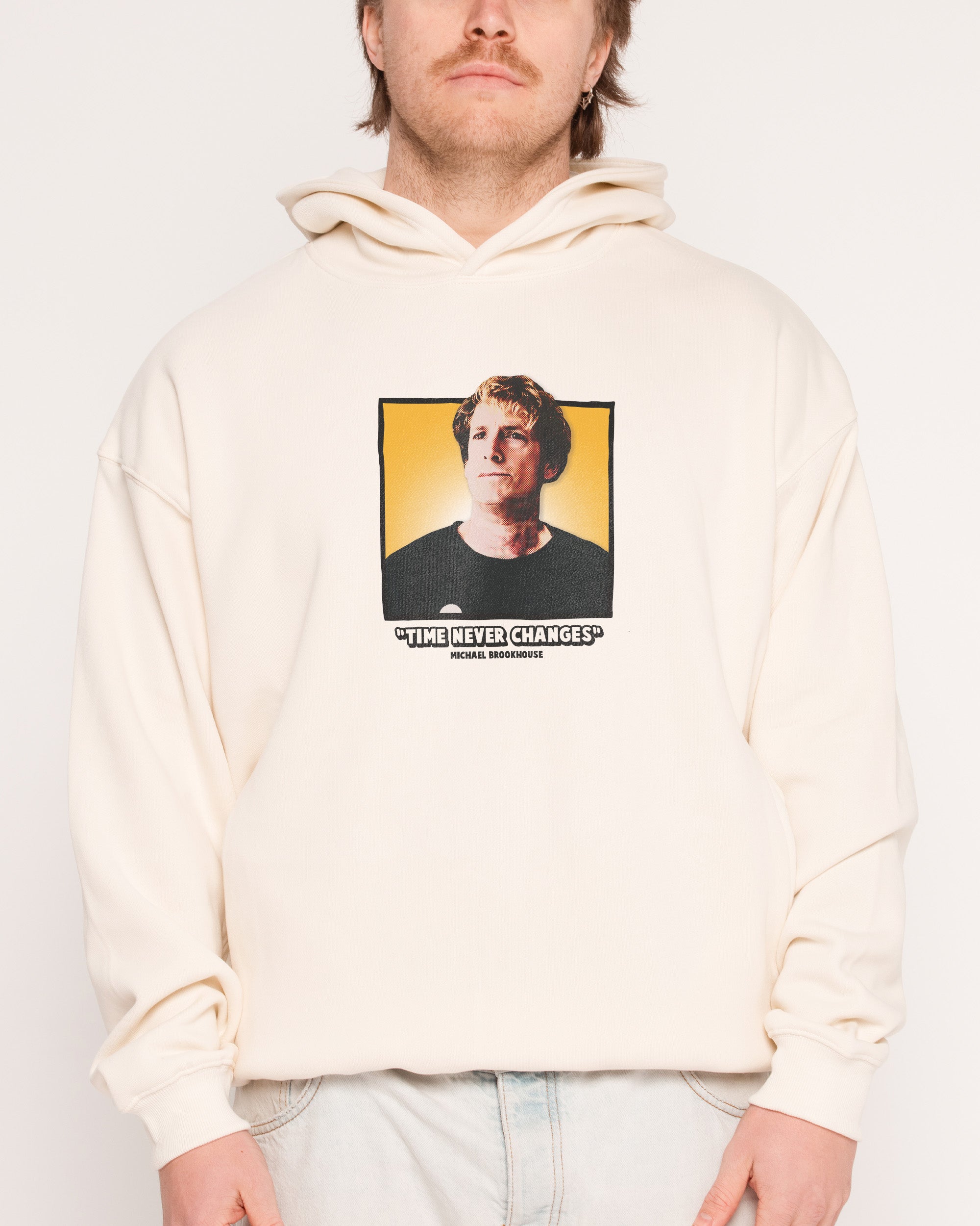 Time Never Changes Natural Hoodie