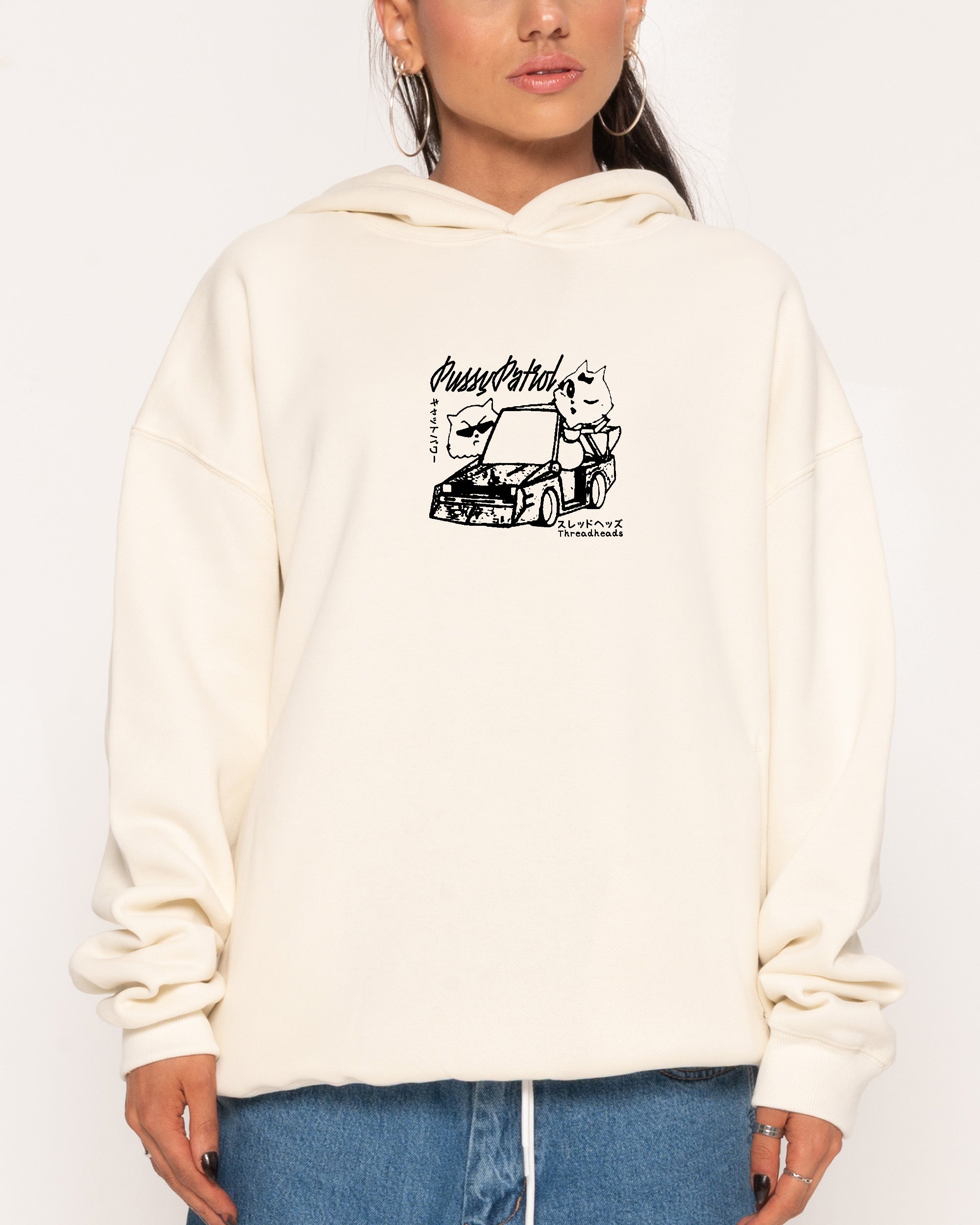 Pussy Patrol Natural Hoodie