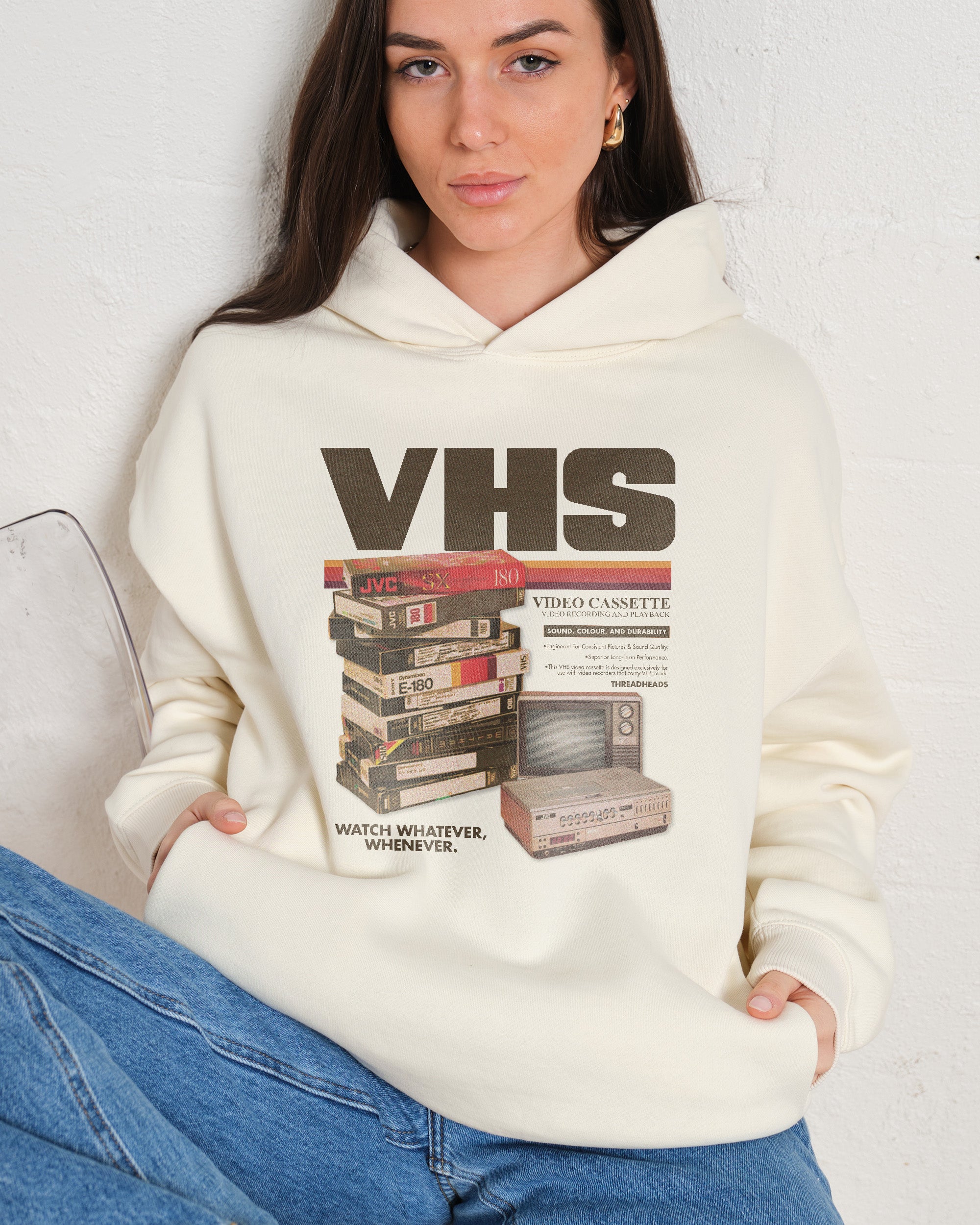 Vintage VHS Tapes Hoodie Australia Online