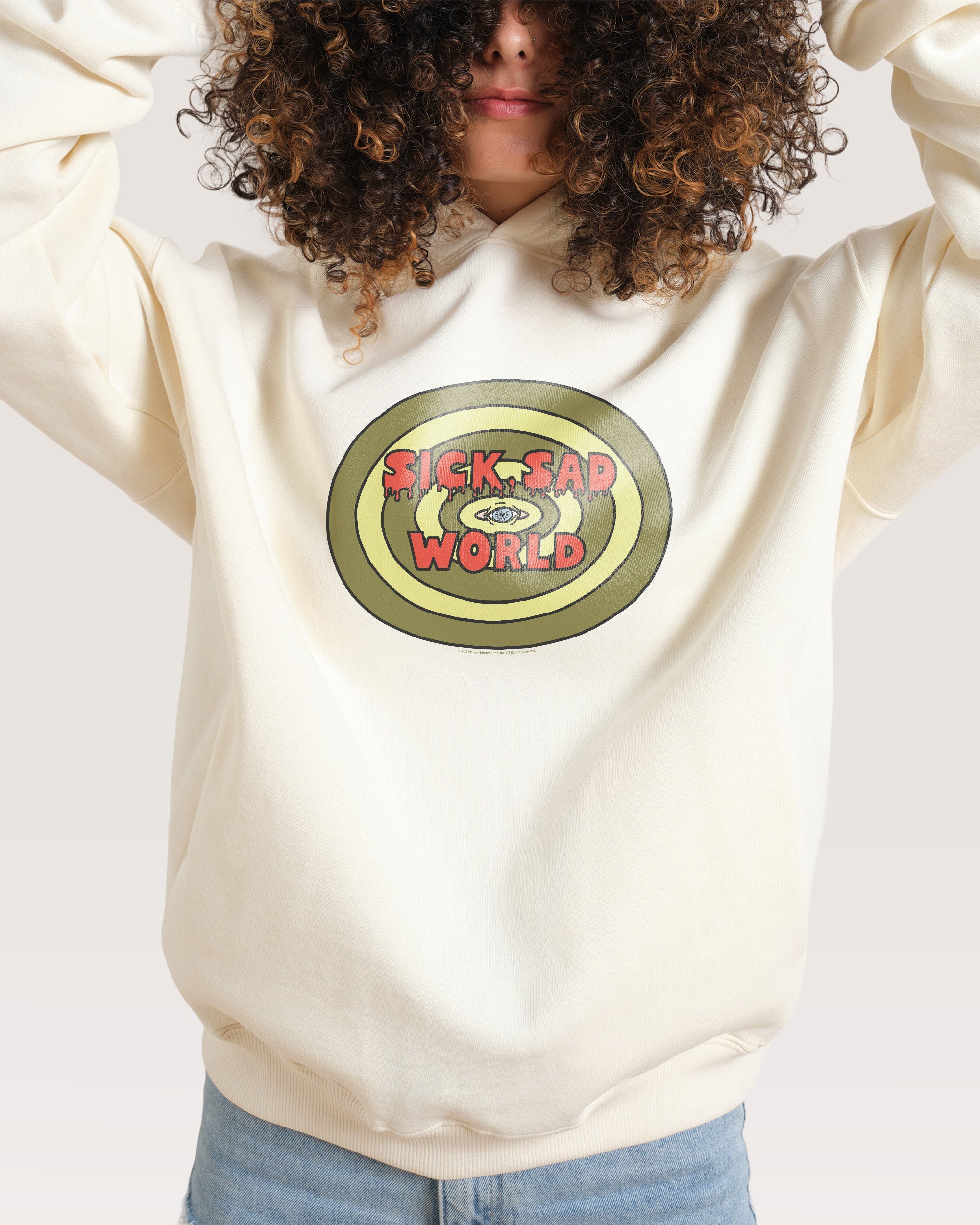 Sick Sad World Natural Hoodie